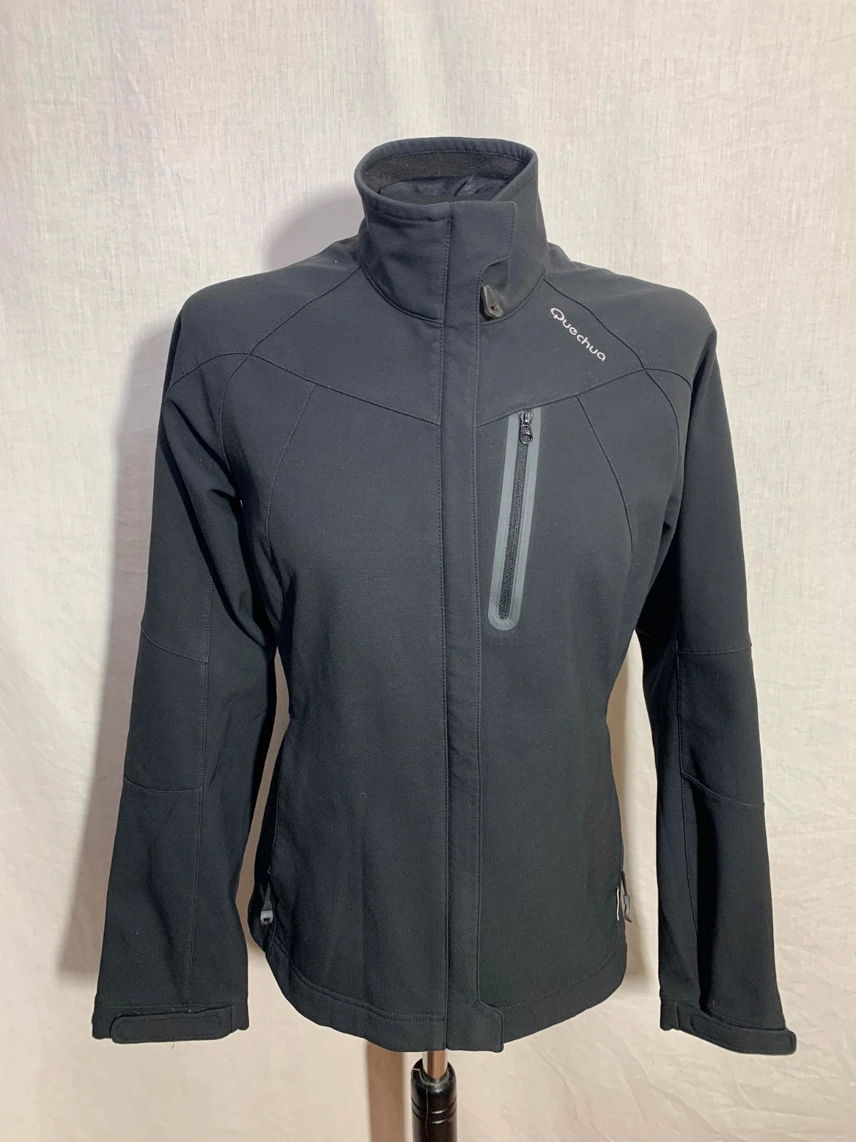 Chaqueta softshell negra | Black softshell jacket | Decathlon – Decathlon – taille XS / 34 / 6 3