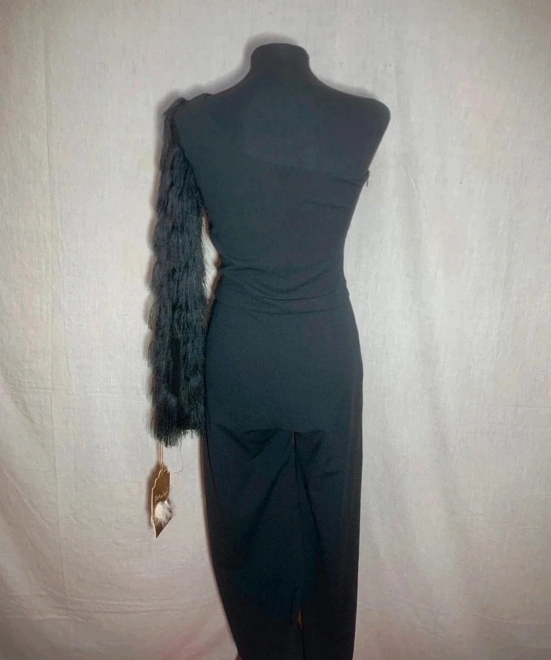 Black One Shoulder Jumpsuit | Mono Largo Negro Asimétrico | Marta en Brazil – Marta en Brazil – taille S / 36 / 8 2