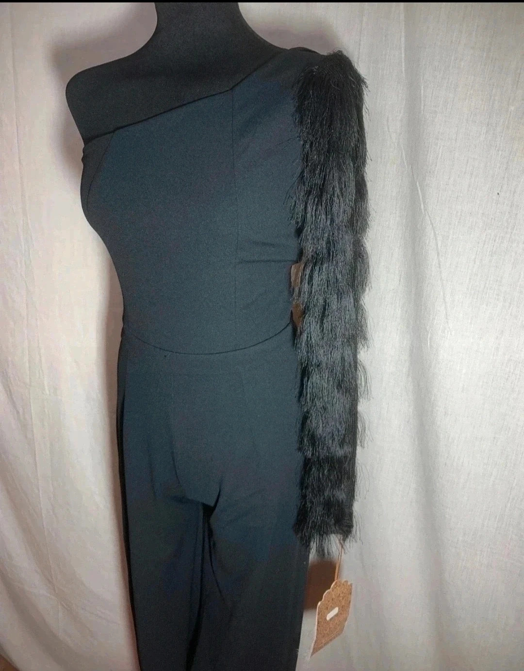 Black One Shoulder Jumpsuit | Mono Largo Negro Asimétrico | Marta en Brazil – Marta en Brazil – taille S / 36 / 8 5