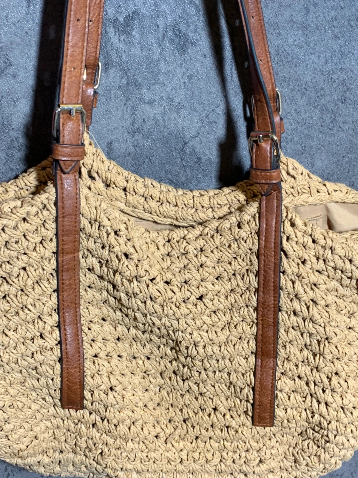 Bolso de Mimbre Trenzado con Asas | Woven Wicker Tote Bag 5