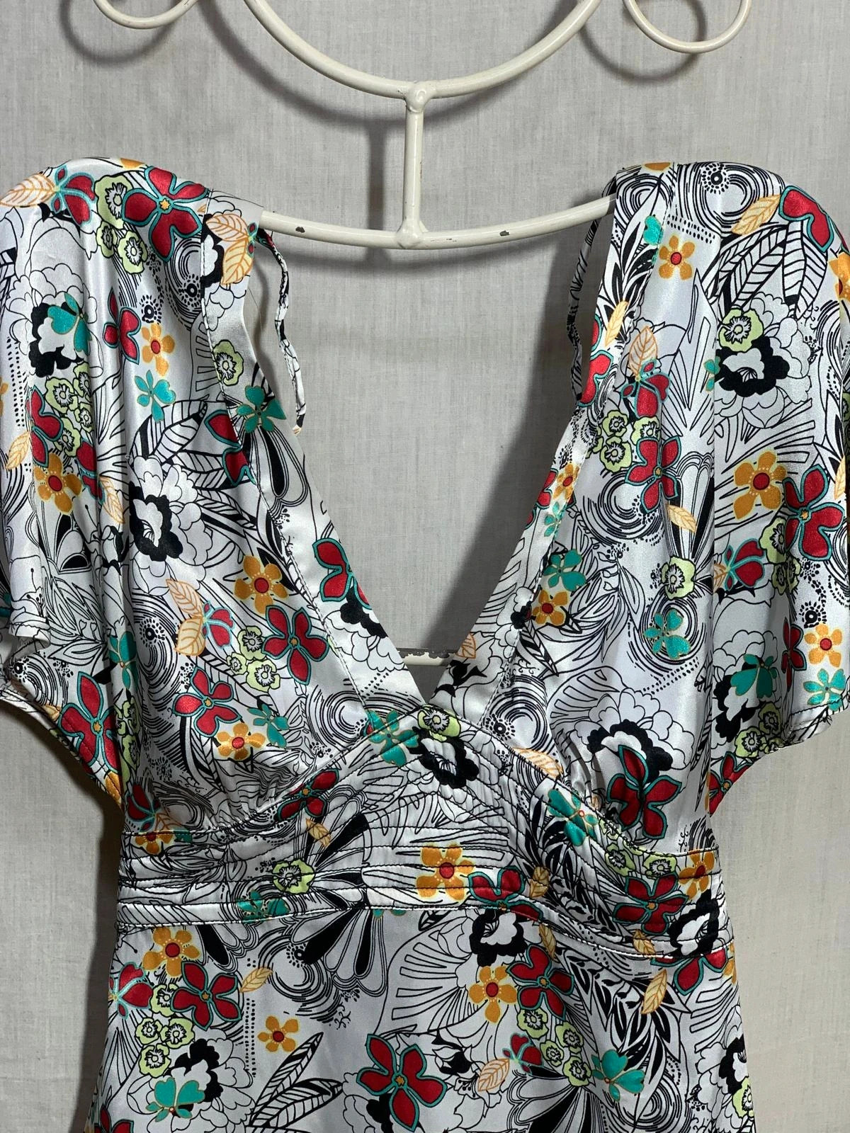Blusa Satinada con Estampado Floral | Floral Satin Blouse | Inditex – Inditex – taille S / 36 / 8 5