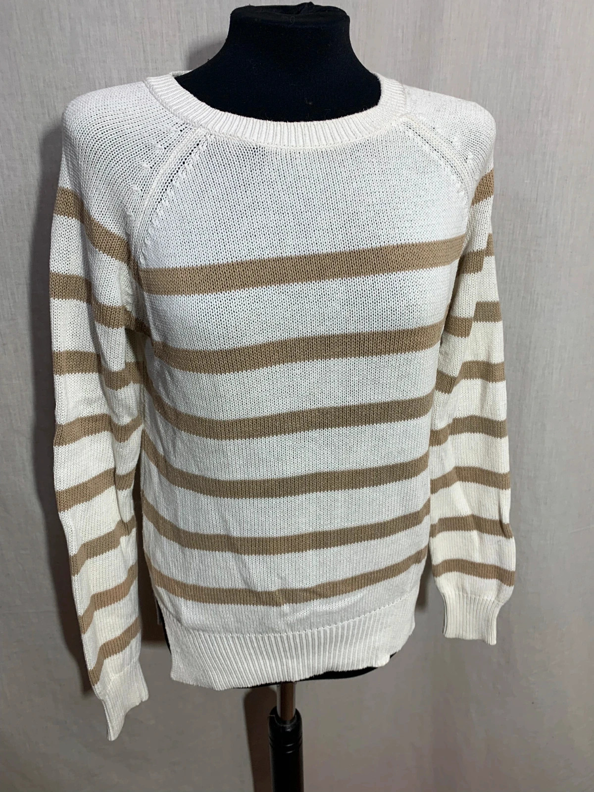 Jersey de Punto a Rayas con Lazo en la Espalda | Striped Knit Sweater | Mango – Mango – taille L / 40 / 12 4