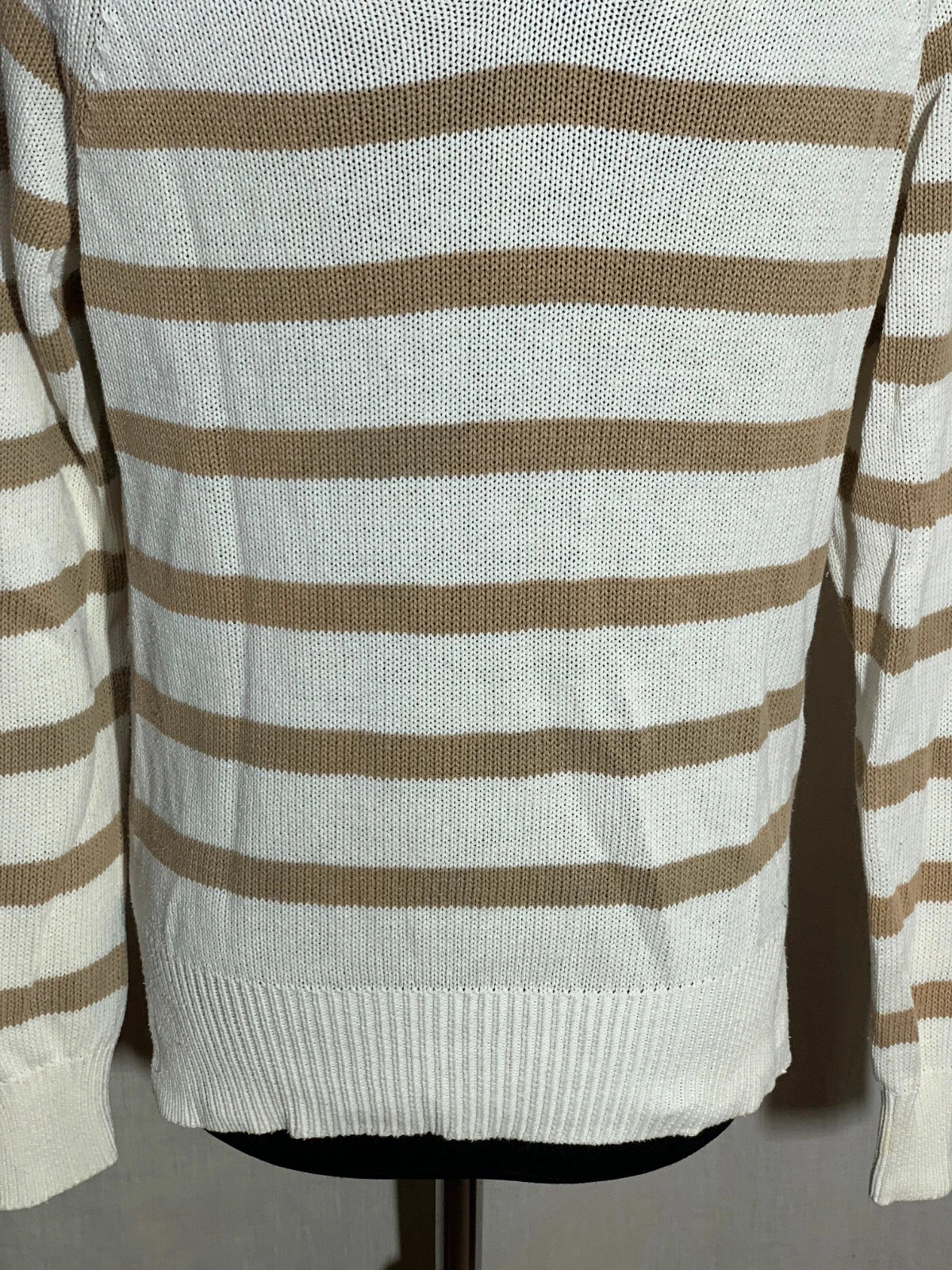 Jersey de Punto a Rayas con Lazo en la Espalda | Striped Knit Sweater | Mango – Mango – taille L / 40 / 12 5