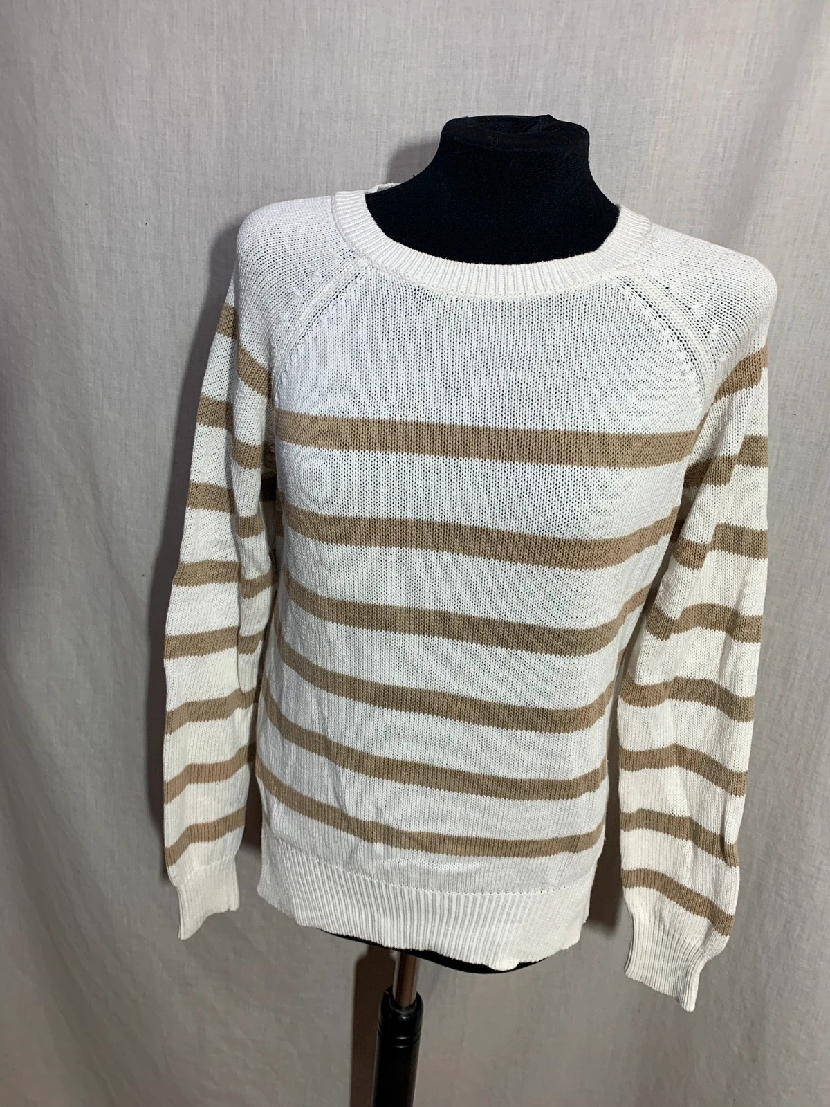 Jersey de Punto a Rayas con Lazo en la Espalda | Striped Knit Sweater | Mango – Mango – taille L / 40 / 12 3