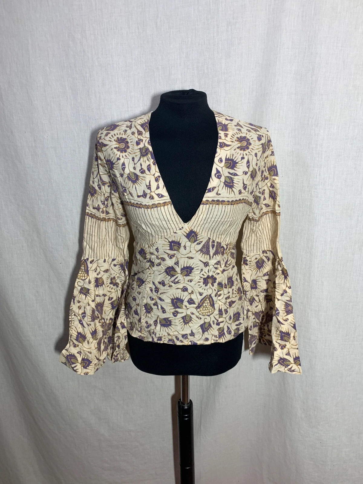 Blusa de Algodón con Estampado Floral | Floral Cotton Blouse | Hoss