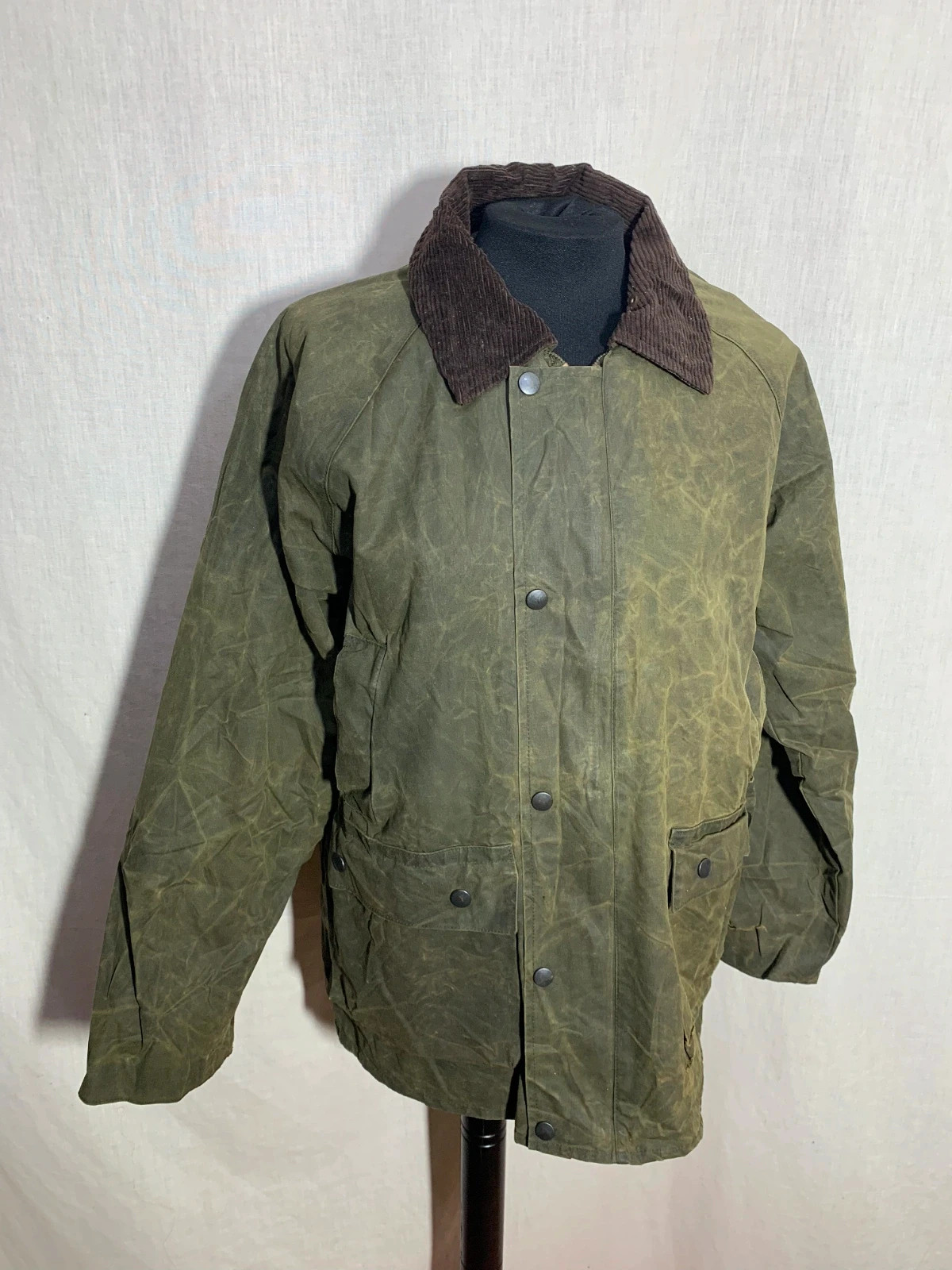 Abrigo Verde con Cuello de Pana | Green Coat with Corduroy Collar | Bearwood – Bearwood – taille XXS / 32 / 4 3