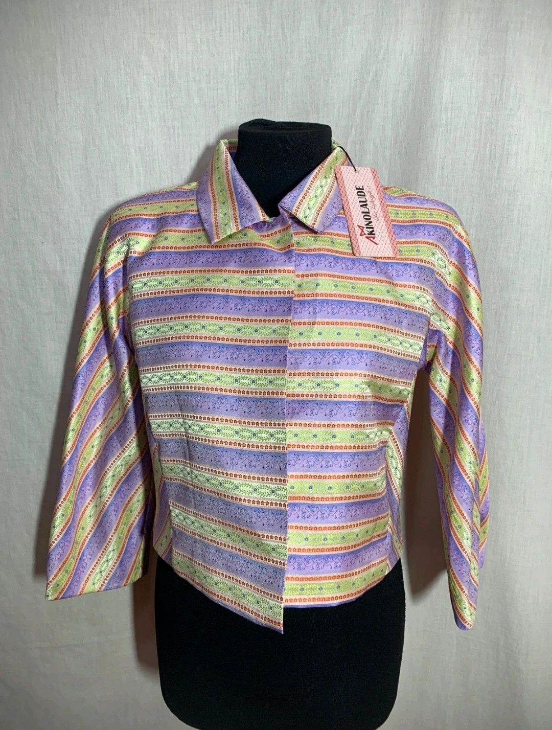Short Retro Jacket estilo asiático | Chaqueta Corta Retro | Akino Laude – AKINO LAUDE – taille XL / 42 / 14 5