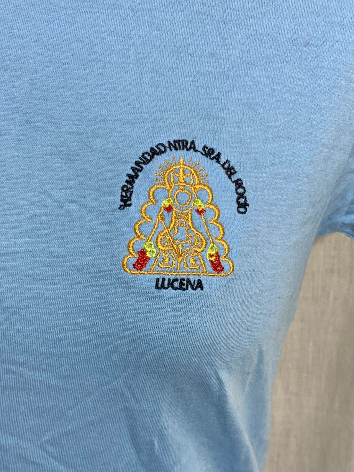 Camiseta Azul del Rocío de Lucena | Lucena Rocío Brotherhood Blue T-shirt | Local – taille XL 5