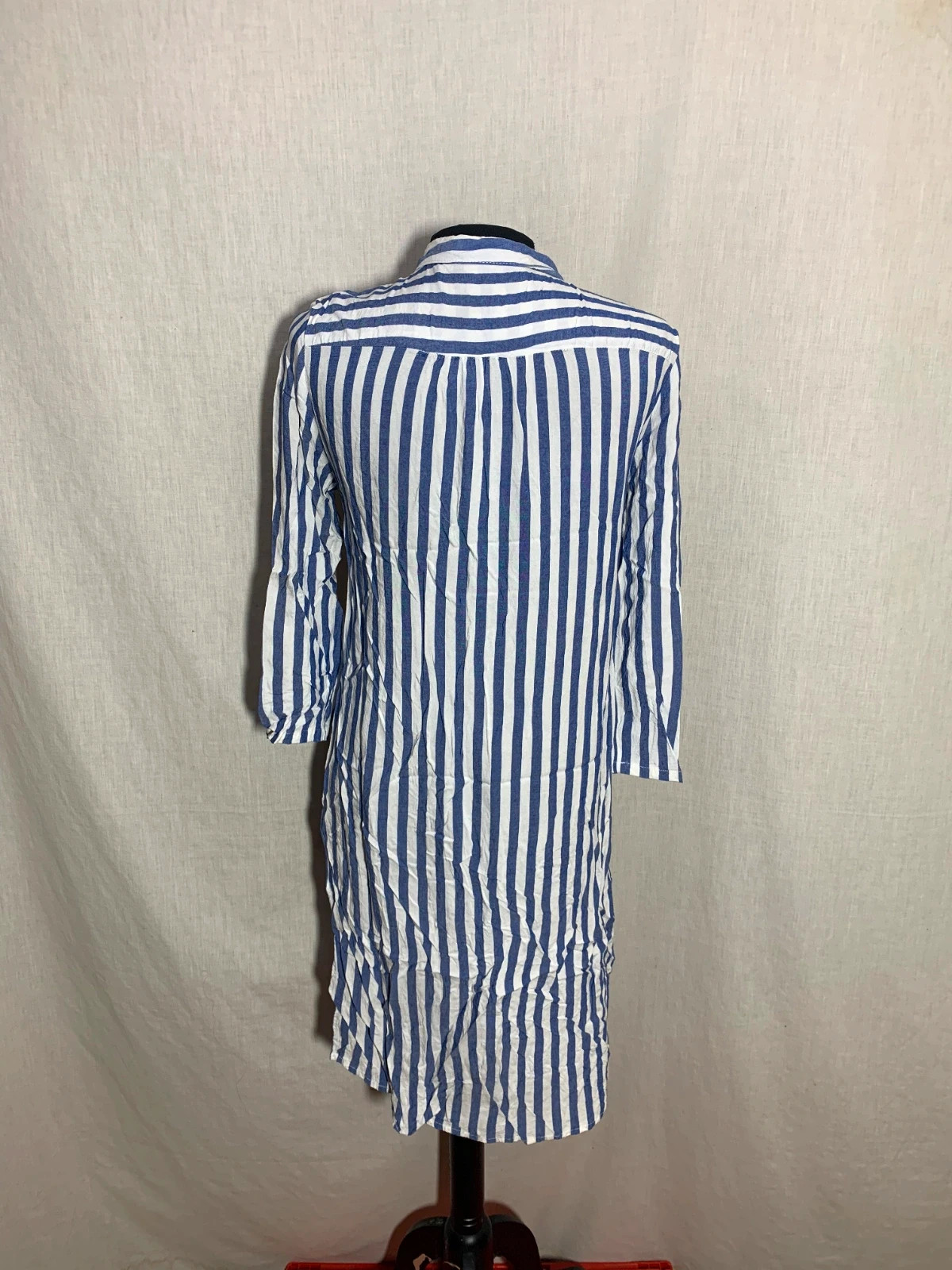 Vestido Camisero Rayas y Bordados | Striped Shirt Dress with Embroidery | Anany – ANANY – taille M / 38 / 10 2