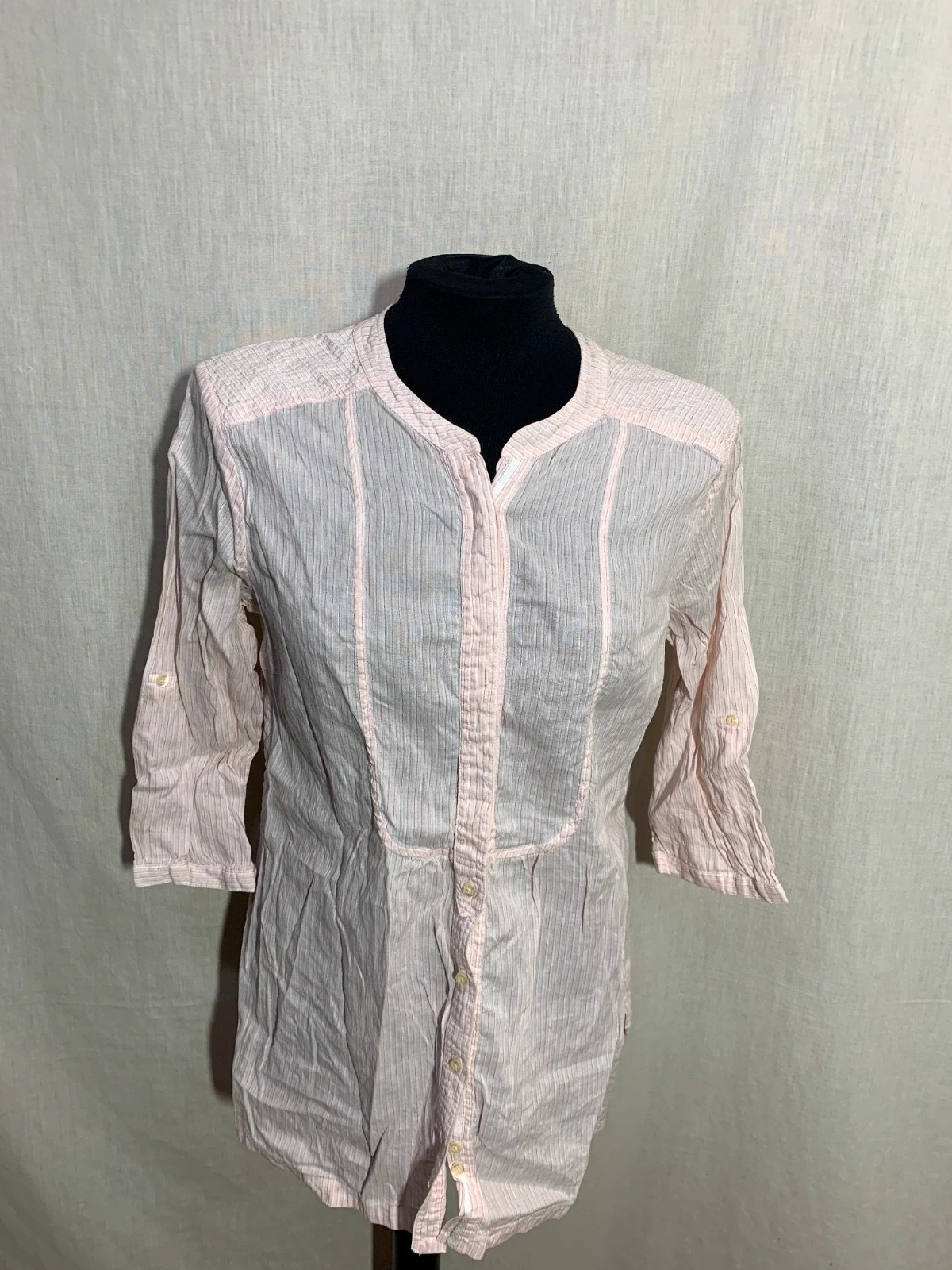 Blusa Larga Rosas | Pink Long Blouse | Massimo Dutti – Massimo Dutti – taille L / 40 / 12 3