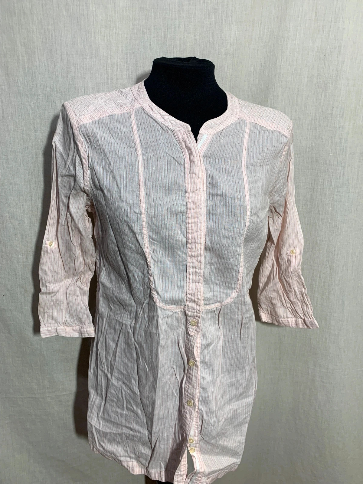 Blusa Larga Rosas | Pink Long Blouse | Massimo Dutti – Massimo Dutti – taille L / 40 / 12 5
