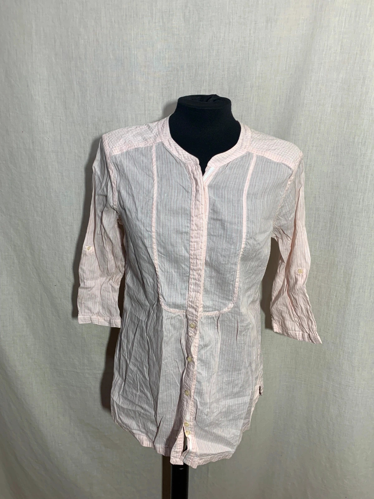Blusa Larga Rosas | Pink Long Blouse | Massimo Dutti – Massimo Dutti – taille L / 40 / 12 4