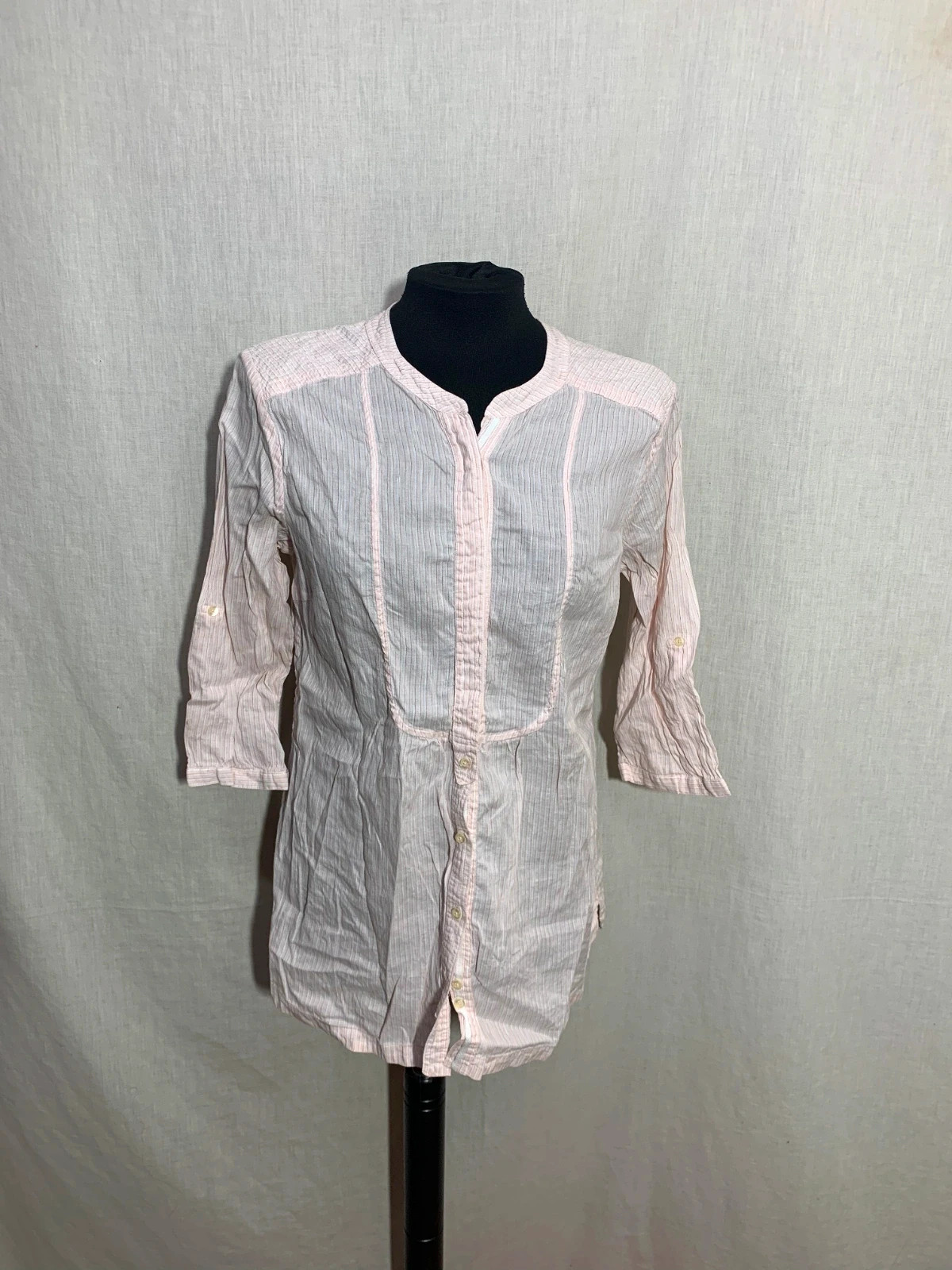 Blusa Larga Rosas | Pink Long Blouse | Massimo Dutti