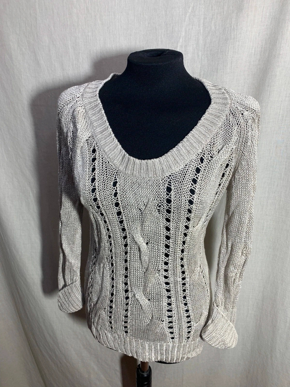 Jersey de Punto Calado | Openwork Knit Sweater | Massimo Dutti – Massimo Dutti – taille L / 40 / 12 4