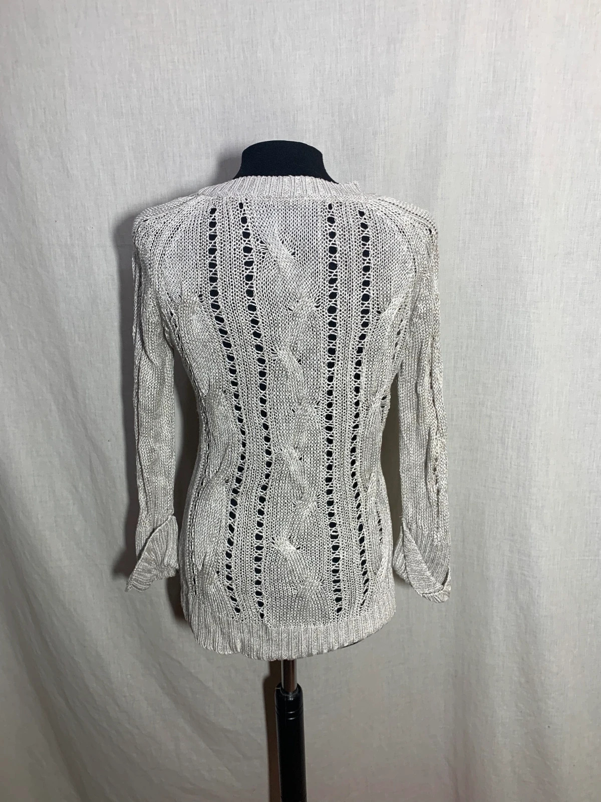 Jersey de Punto Calado | Openwork Knit Sweater | Massimo Dutti – Massimo Dutti – taille L / 40 / 12 3