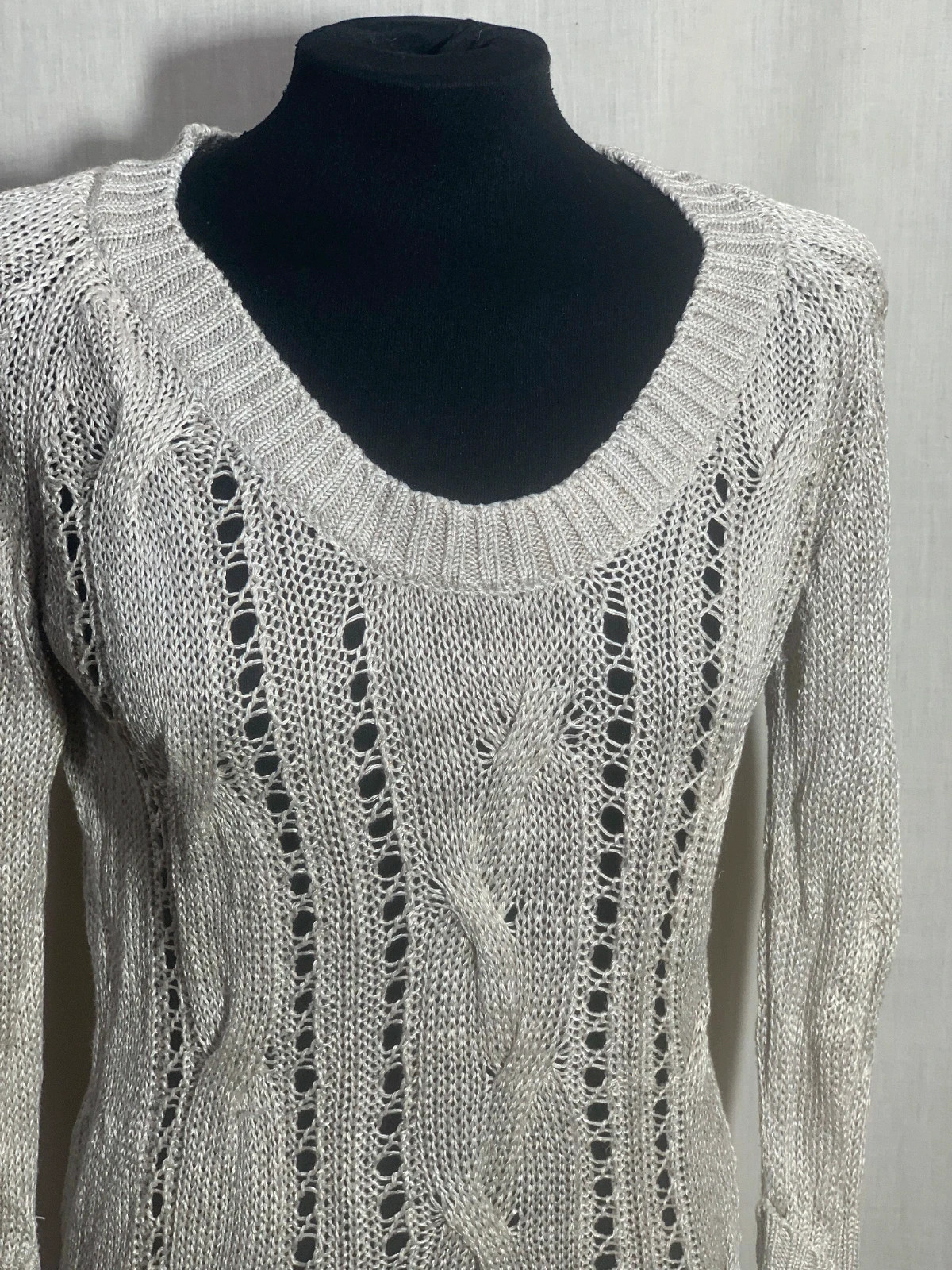 Jersey de Punto Calado | Openwork Knit Sweater | Massimo Dutti – Massimo Dutti – taille L / 40 / 12 5
