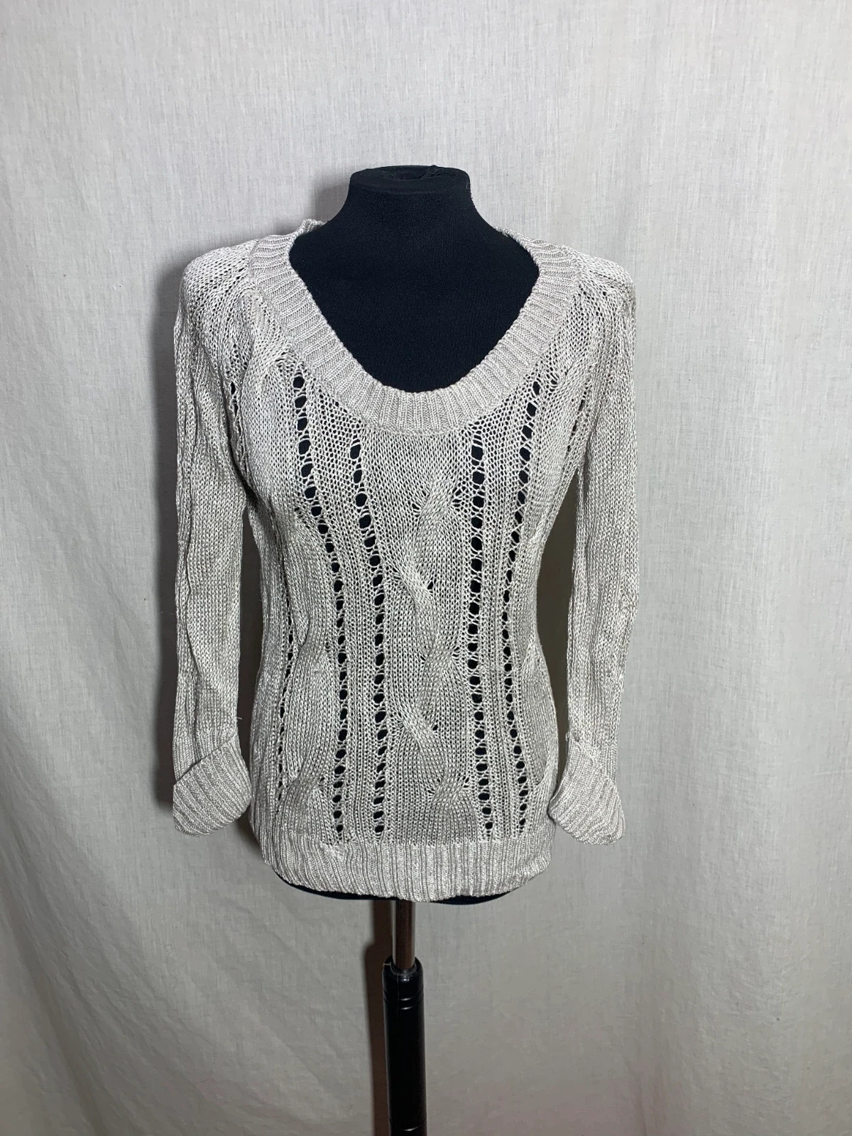 Jersey de Punto Calado | Openwork Knit Sweater | Massimo Dutti