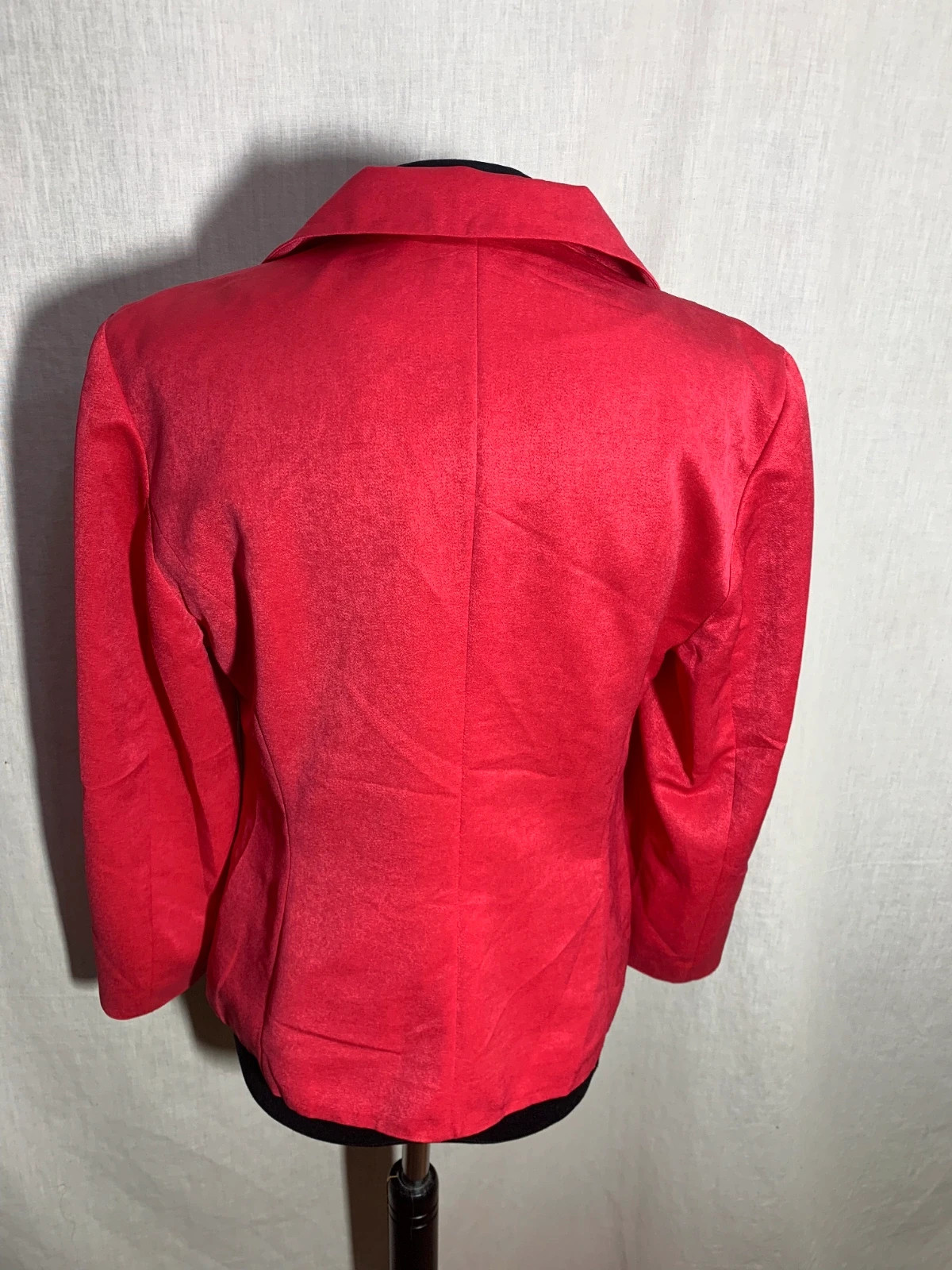Chaqueta Roja Efecto Antelina | Red Suede Effect Jacket | D´Orsay – D'Orsay – taille L / 40 / 12 4