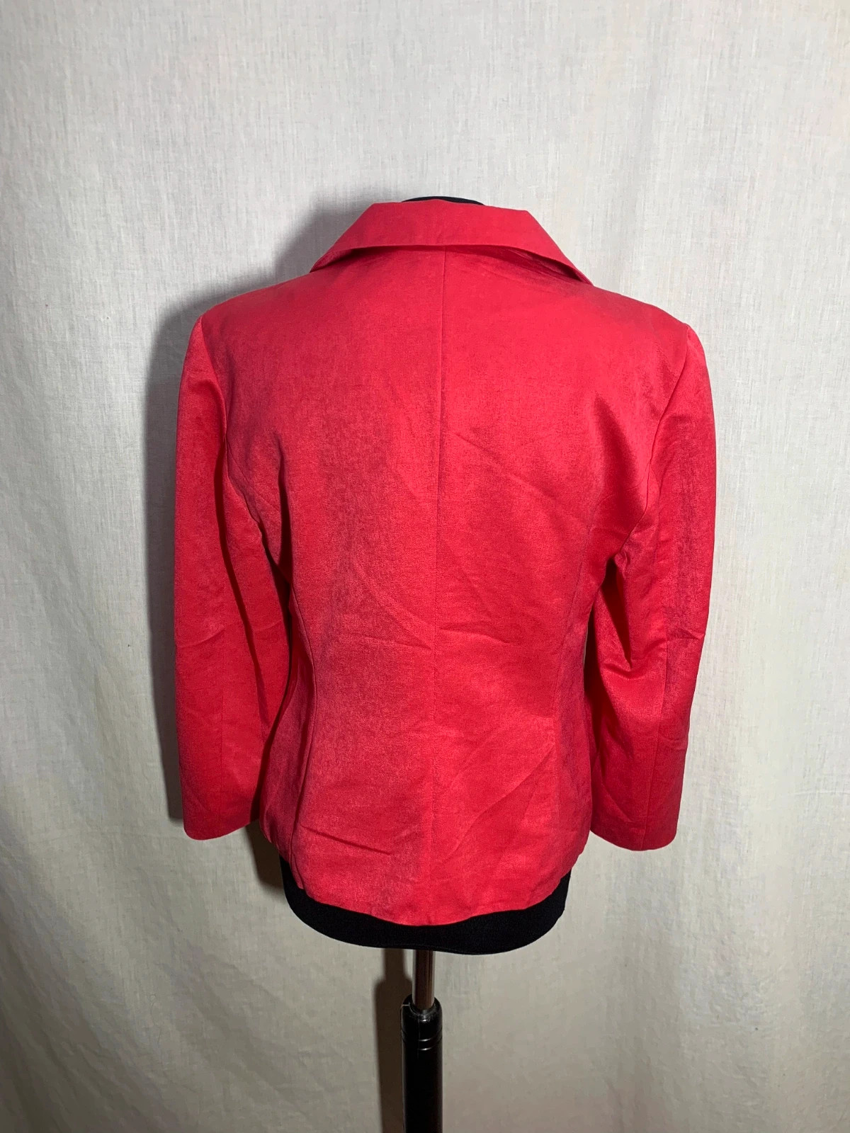 Chaqueta Roja Efecto Antelina | Red Suede Effect Jacket | D´Orsay – D'Orsay – taille L / 40 / 12 2