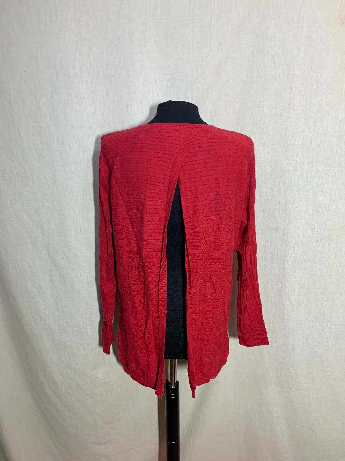 Jersey Rojo con Espalda Abierta | Red Open-Back Sweater | Massimo Dutti – Massimo Dutti – taille S / 36 / 8 2
