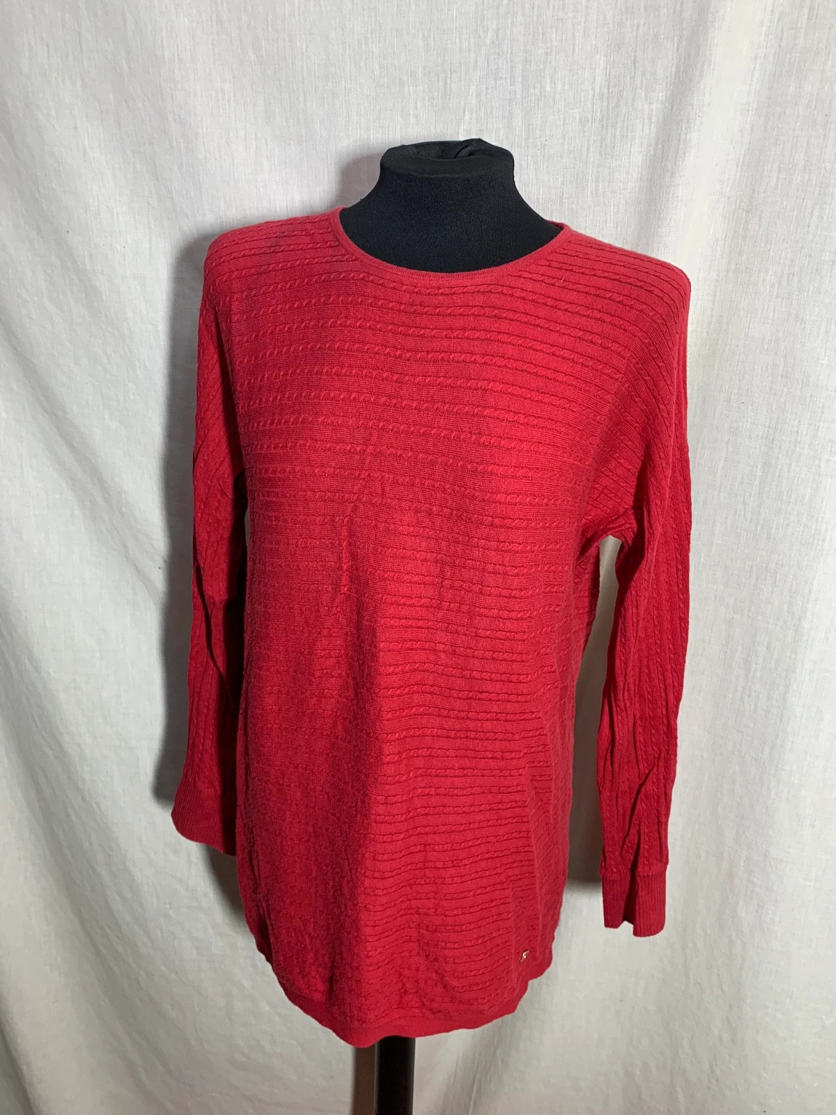 Jersey Rojo con Espalda Abierta | Red Open-Back Sweater | Massimo Dutti – Massimo Dutti – taille S / 36 / 8 4