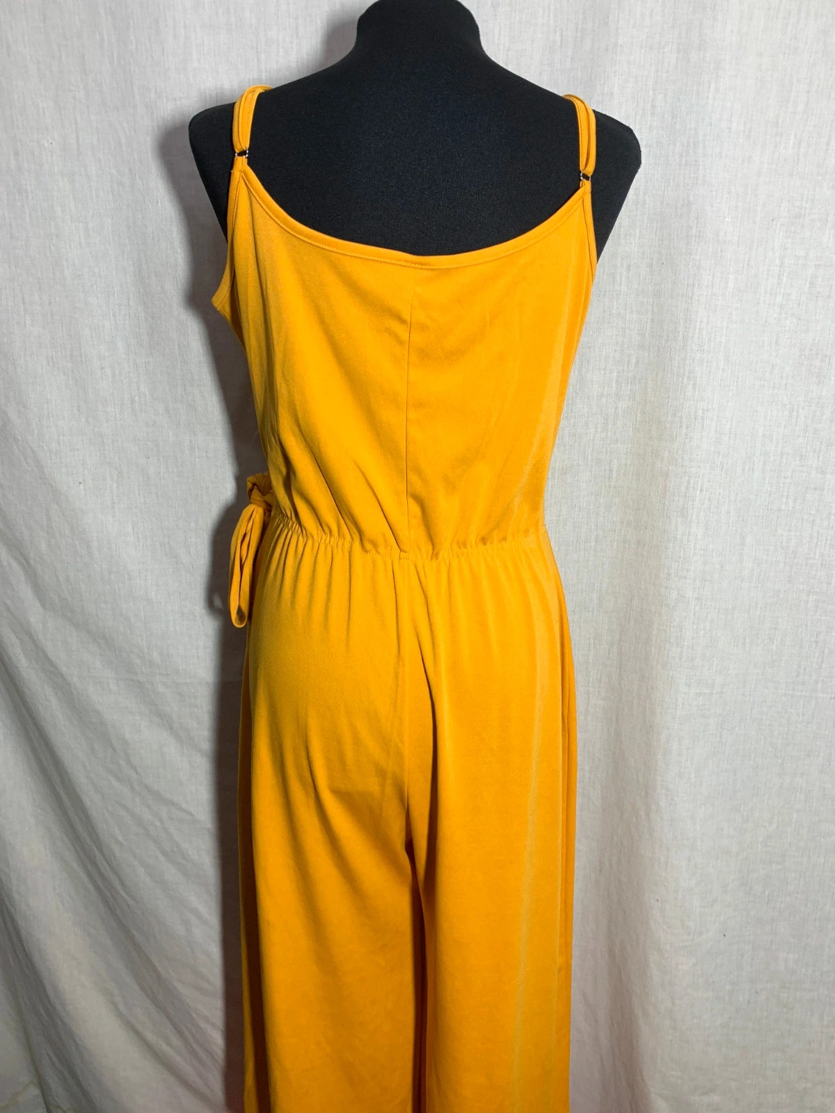 Mono Largo Cruzado con Lazada | Wrap Style Jumpsuit | Shein – Shein Curve – taille XL / 42 / 14 2