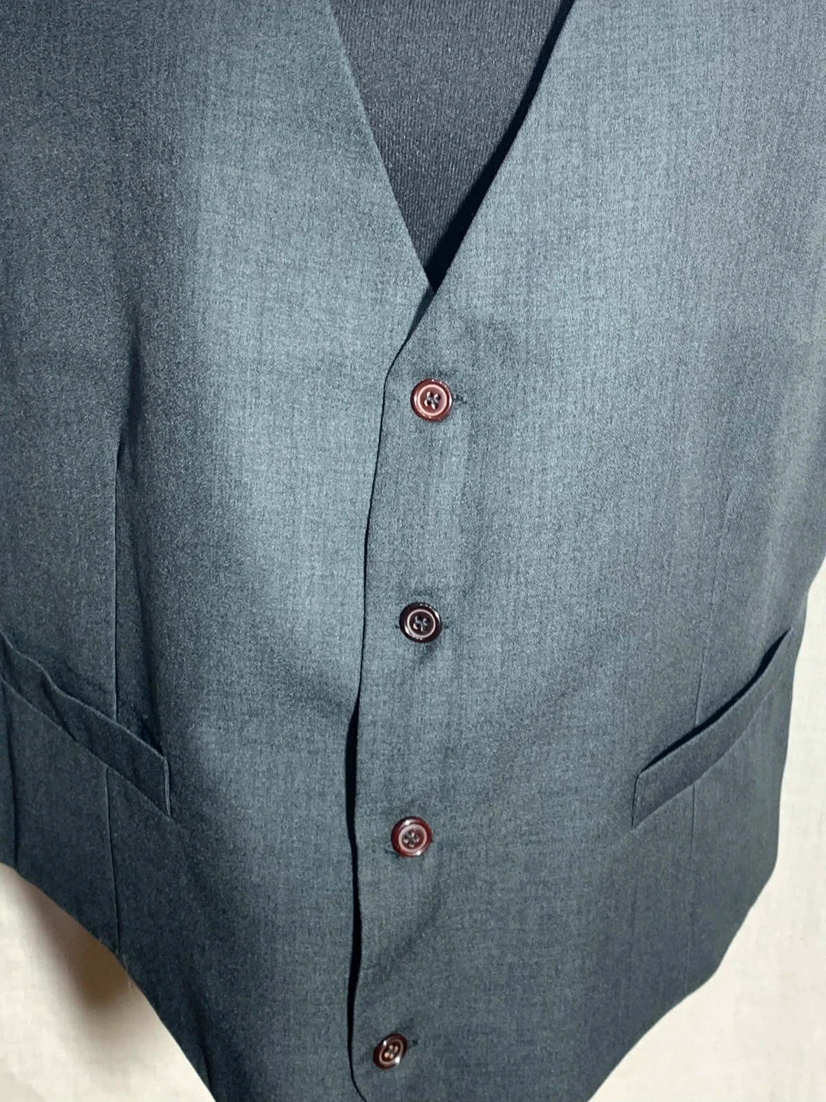 Chaleco de Traje Gris | Grey Suit Vest – Vintage Dressing – taille 50 5
