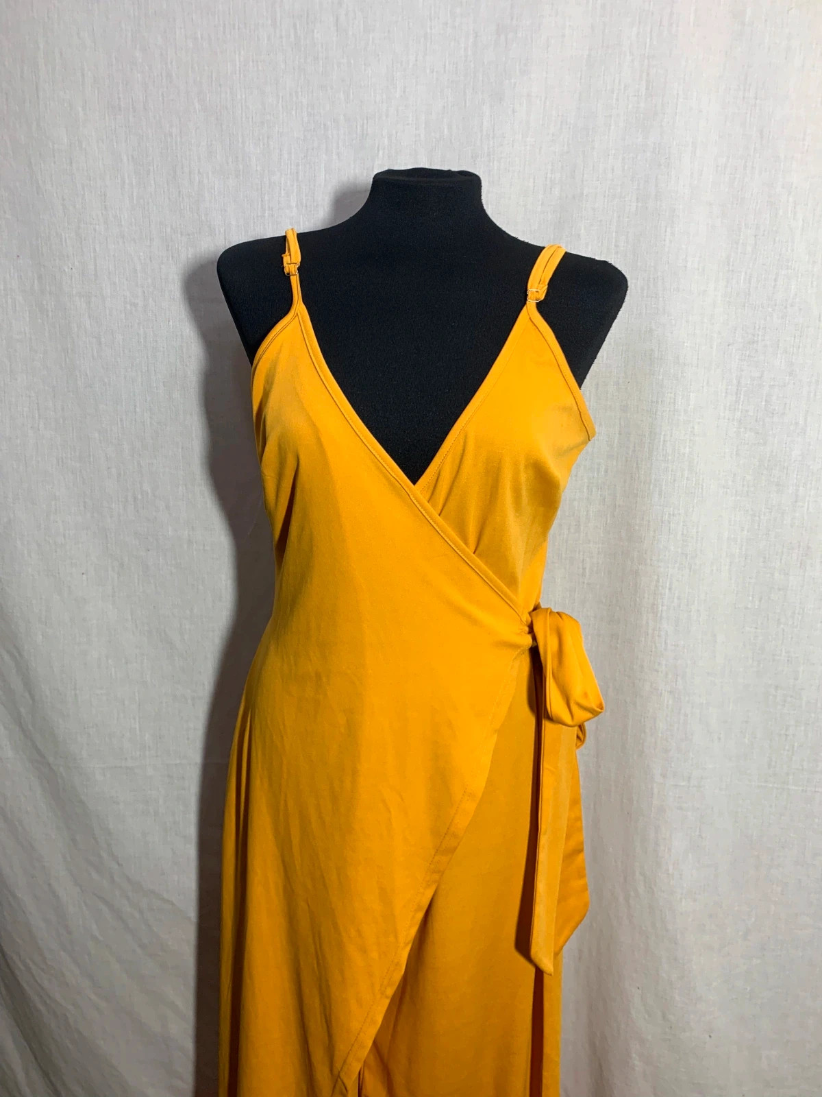 Mono Largo Cruzado con Lazada | Wrap Style Jumpsuit | Shein – Shein Curve – taille XL / 42 / 14 3
