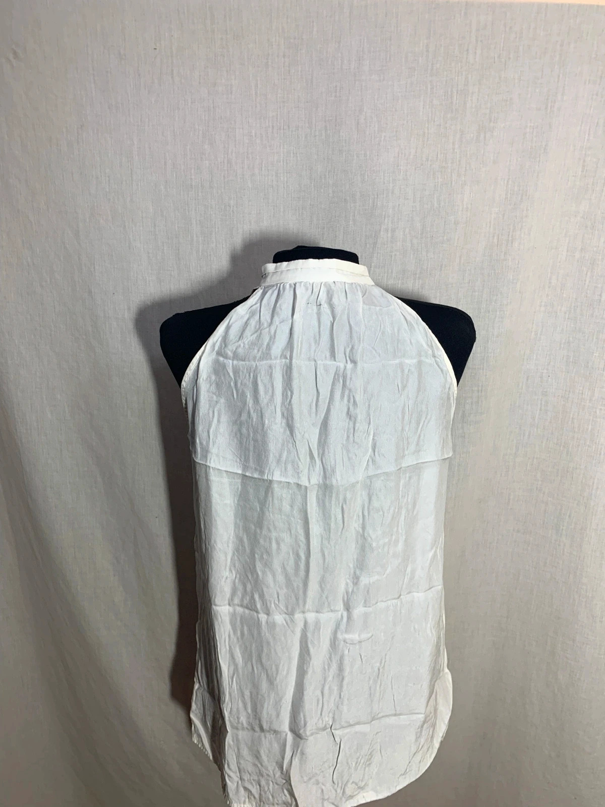 Blusa Blanca con Cuello Halter | White Halter Top | Massimo Dutti – Massimo Dutti – taille M / 38 / 10 3