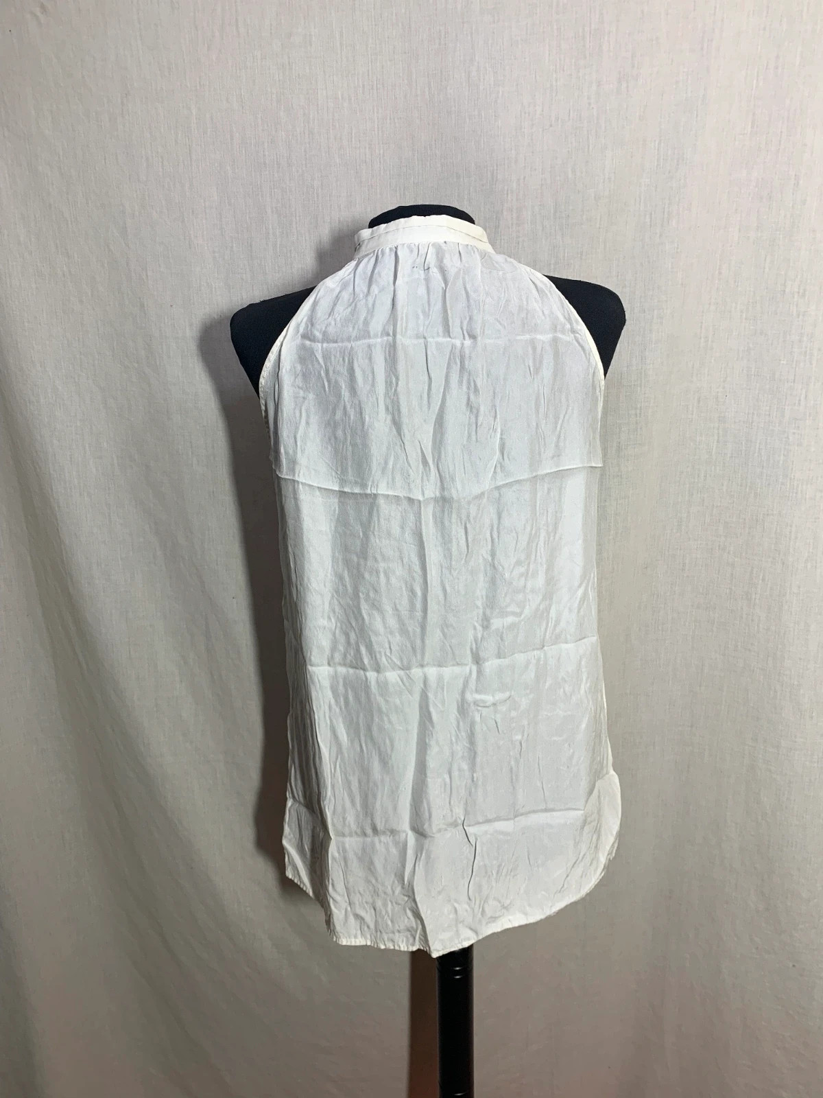 Blusa Blanca con Cuello Halter | White Halter Top | Massimo Dutti – Massimo Dutti – taille M / 38 / 10 2