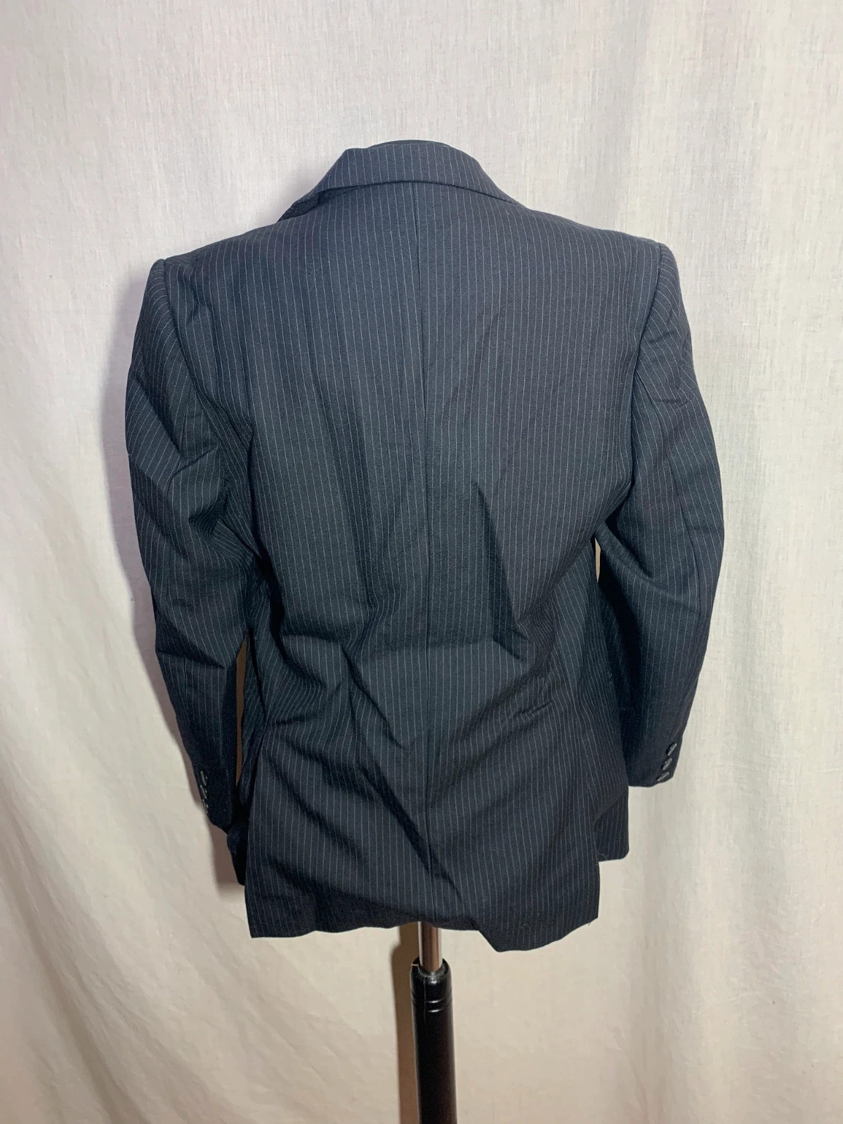 Americana de Raya Diplomática | Pinstripe Blazer | Portem – Vintage Dressing – taille XL 4