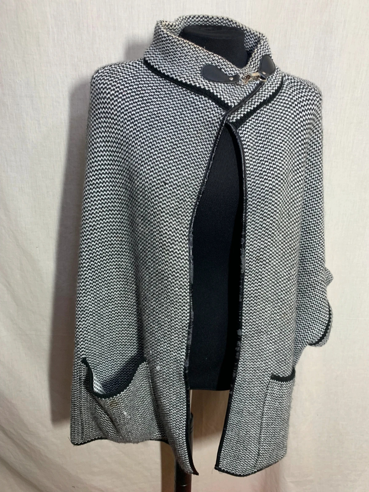 Poncho de Punto con Cierre y Bolsillos | Knit Poncho | Parfois – Parfois – taille Taille unique 5