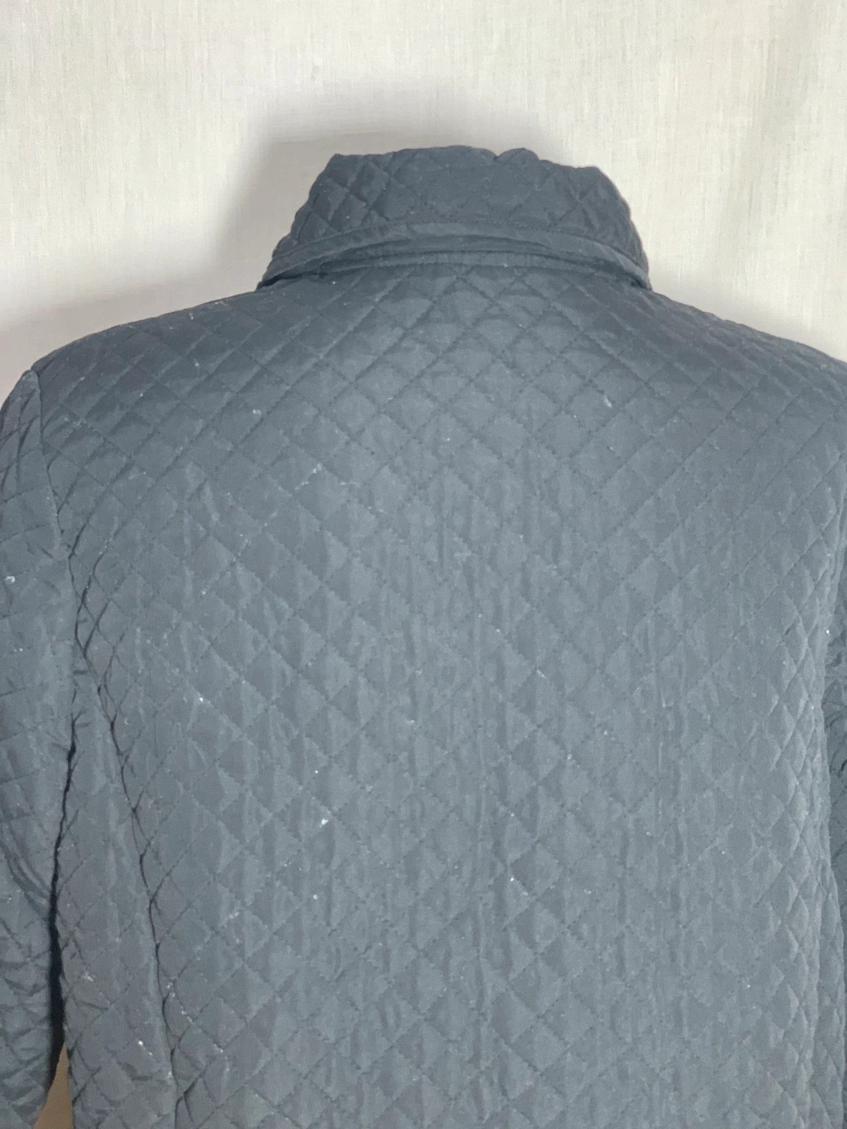 Chaquetón Acolchado Negro | Black Quilted Jacket – Vintage Dressing – taille M / 38 / 10 5