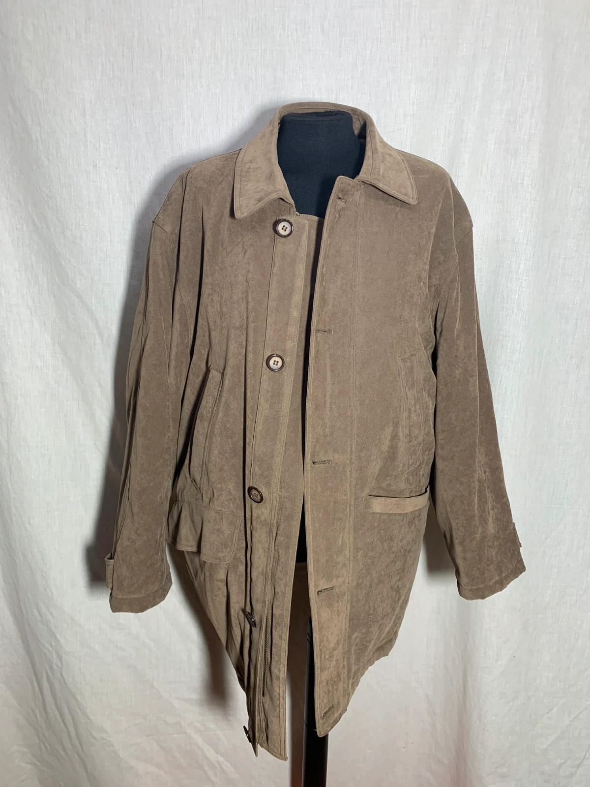 Abrigo de Antelina | Faux Suede Coat | Reflejo – Vintage Dressing – taille 4XL / 48 / 20 3