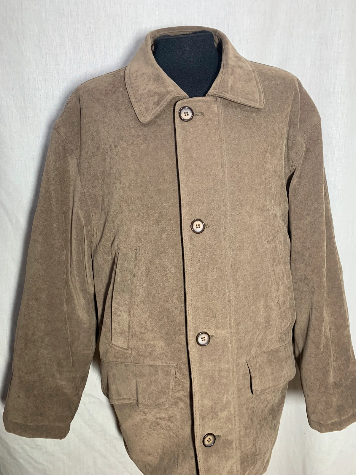 Abrigo de Antelina | Faux Suede Coat | Reflejo – Vintage Dressing – taille 4XL / 48 / 20 5