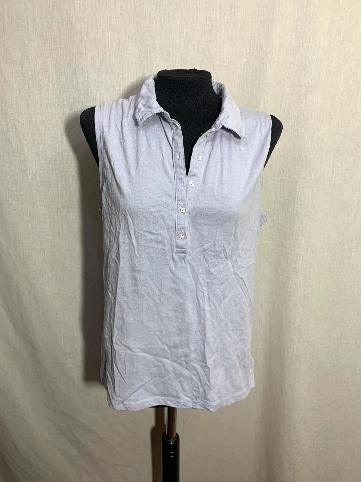 Polo sin Mangas de Algodón | Sleeveless Polo Shirt | Unit – Unit – taille L / 40 / 12