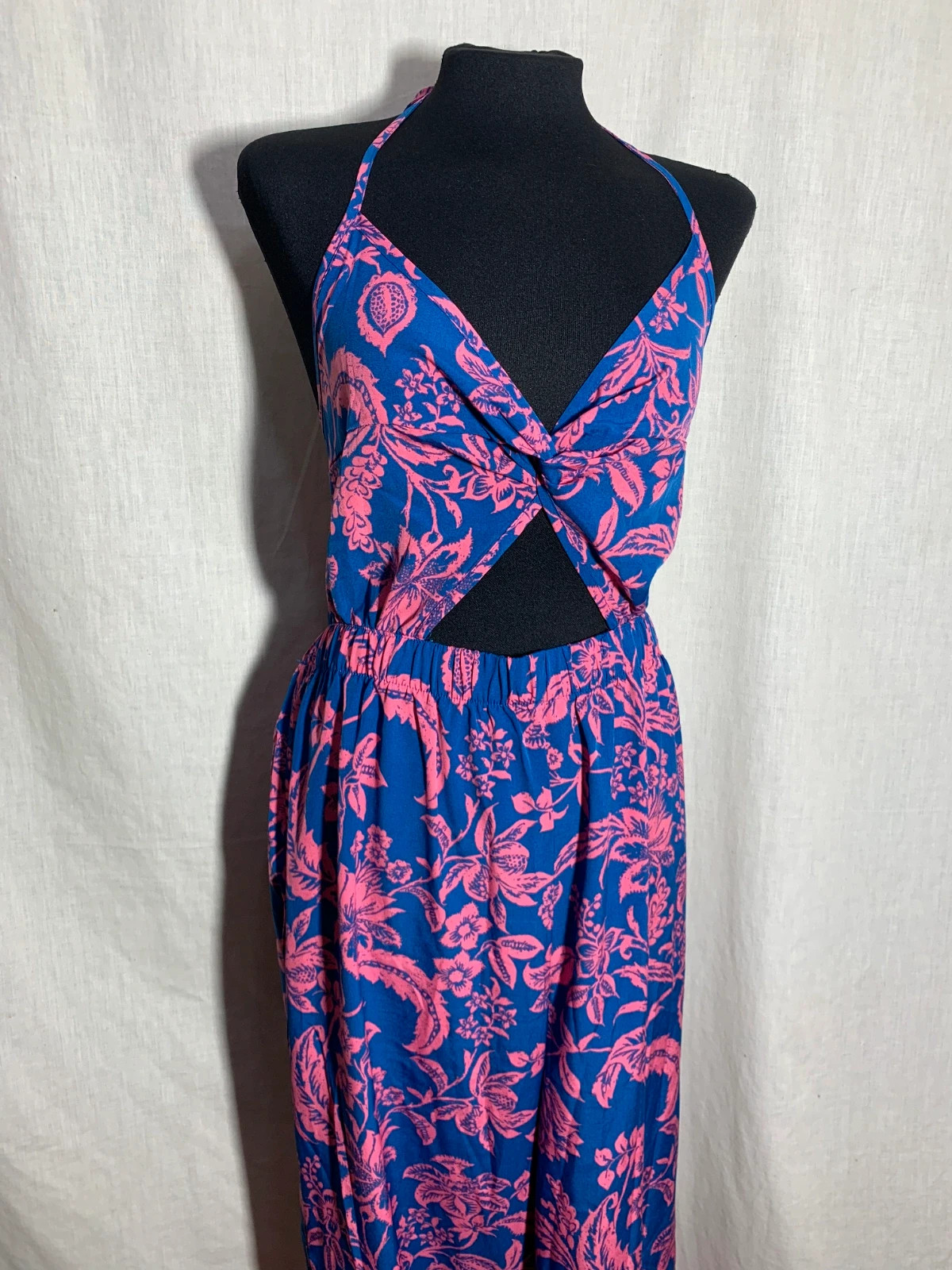Vestido Largo Cut-out con Estampado Floral | Floral Cut-out Maxi Dress | Shein – Shein – taille XXL / 44 / 16 3