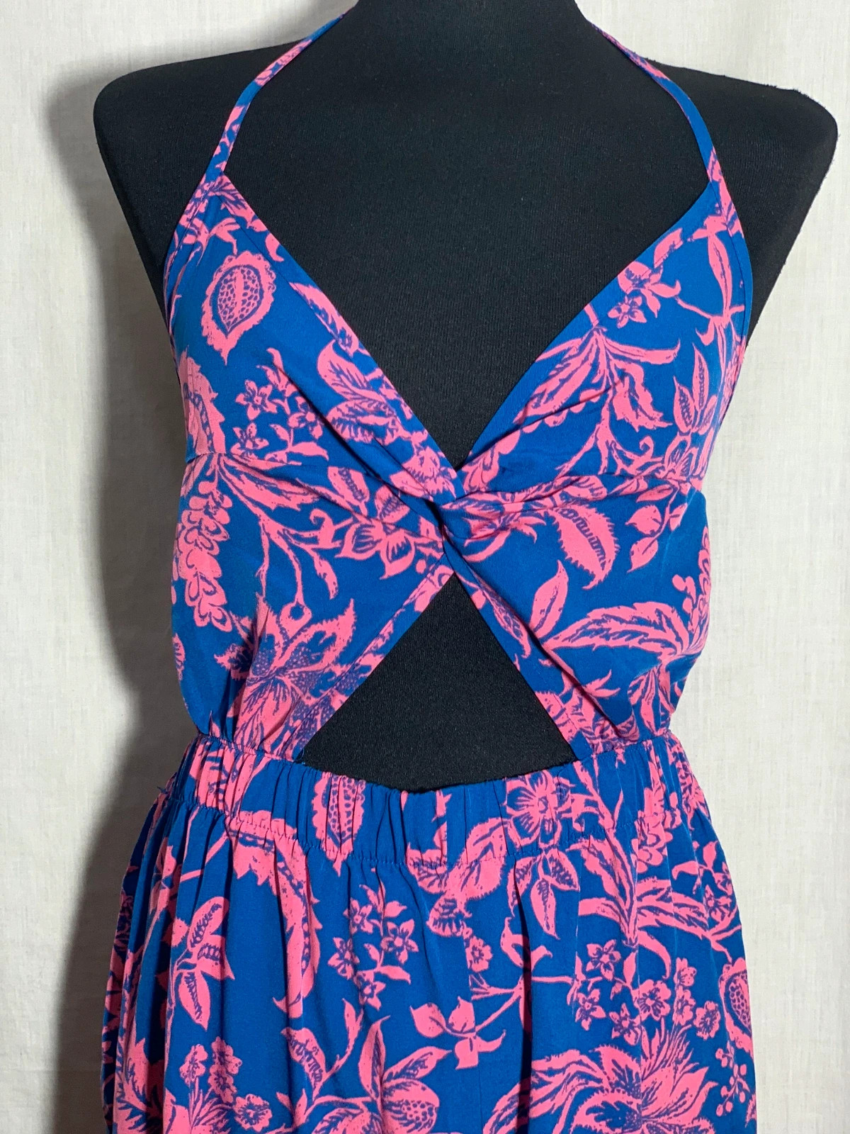 Vestido Largo Cut-out con Estampado Floral | Floral Cut-out Maxi Dress | Shein – Shein – taille XXL / 44 / 16 4
