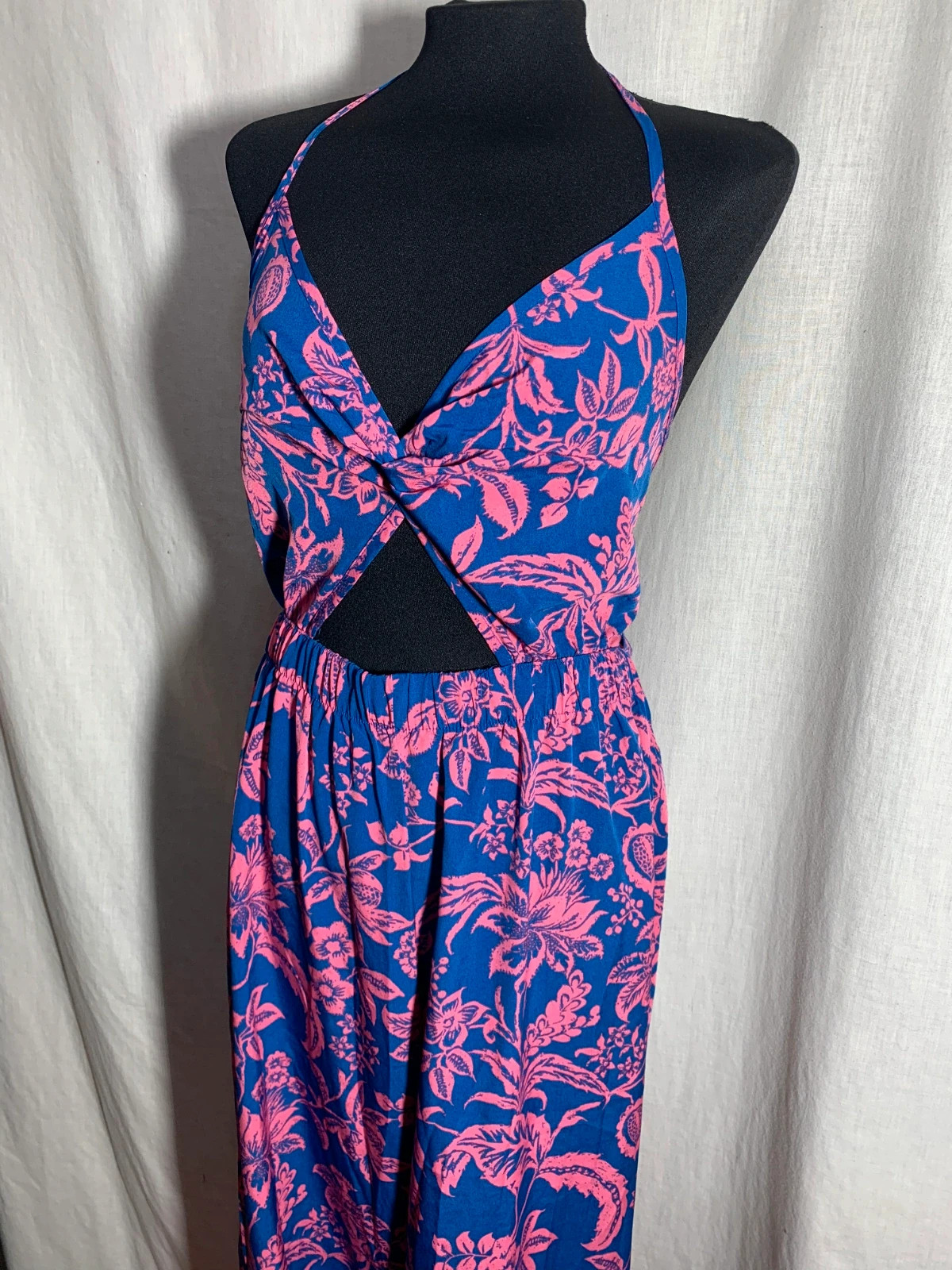 Vestido Largo Cut-out con Estampado Floral | Floral Cut-out Maxi Dress | Shein – Shein – taille XXL / 44 / 16 5