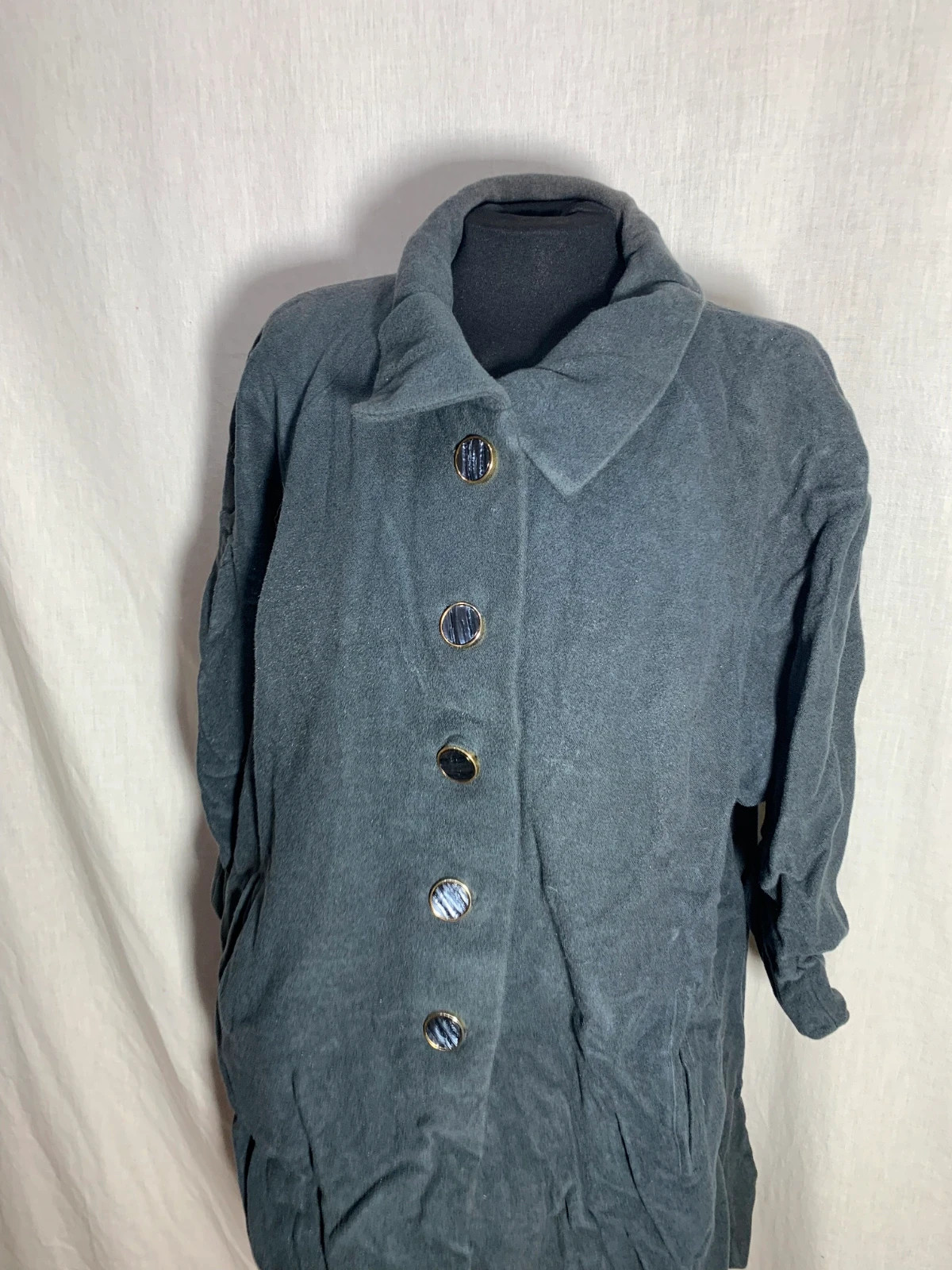 Gabardina Ligera de Tacto Suave | Soft Touch Trench Coat – Vintage Dressing – taille XL / 42 / 14 3