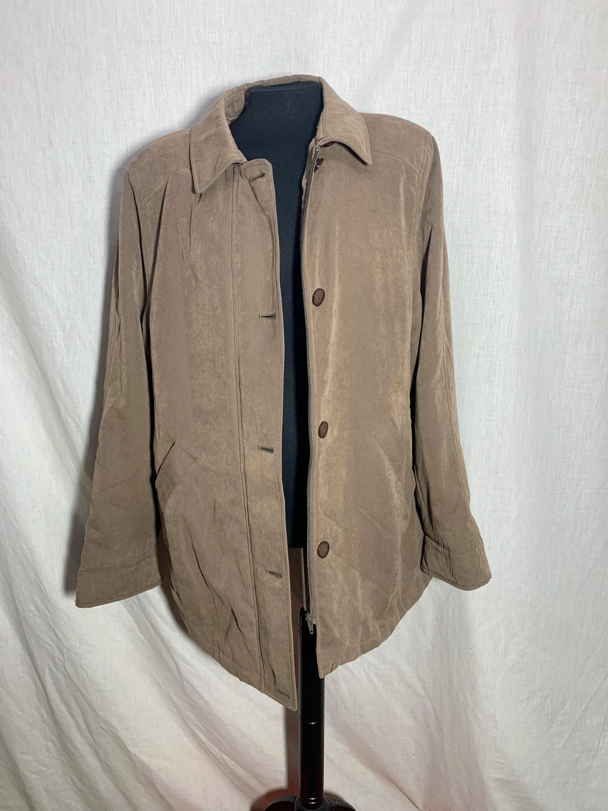 Abrigo de Antelina | Faux Suede Coat | Renatto – Renatto – taille 4XL / 48 / 20 3