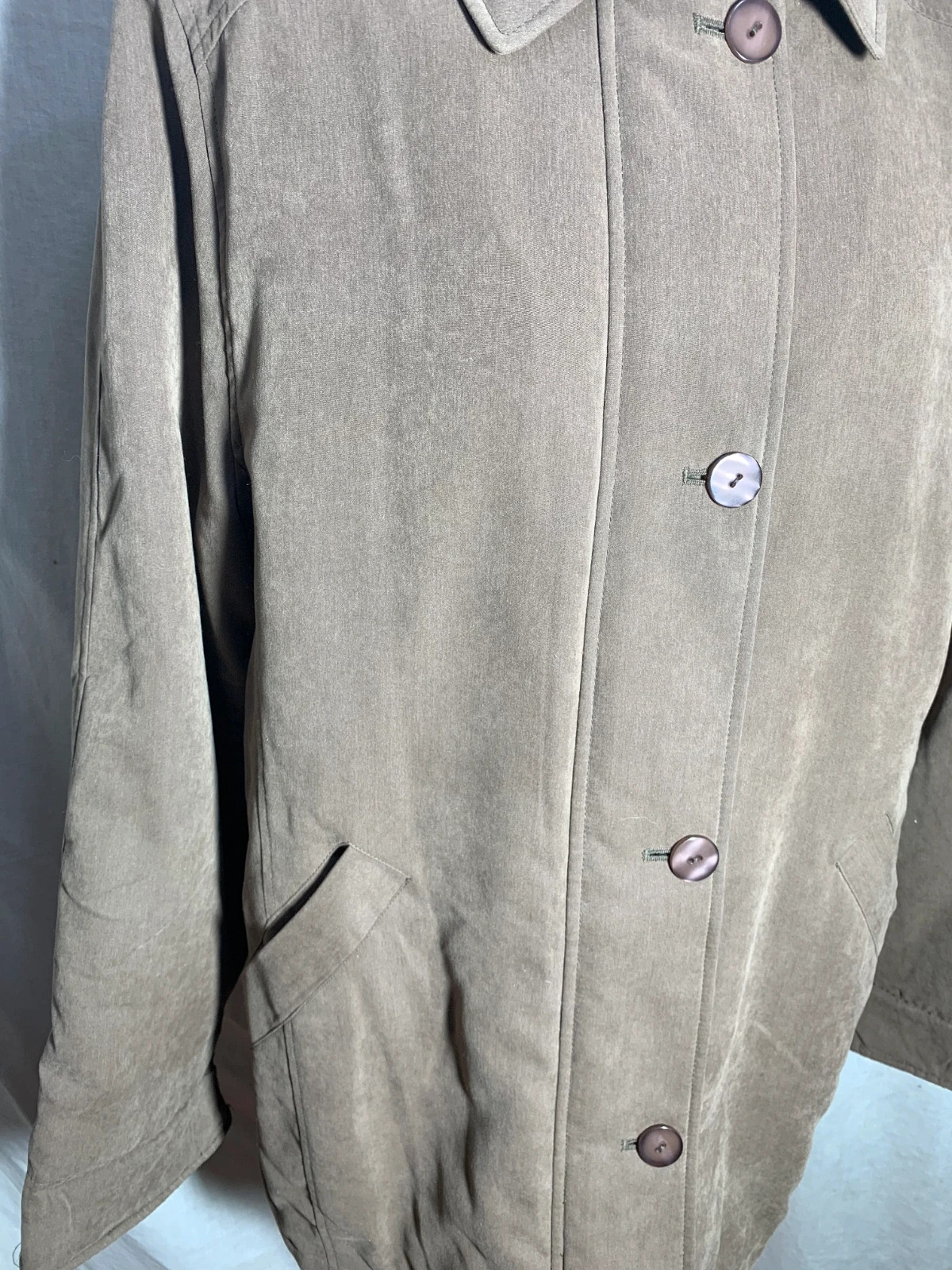 Abrigo de Antelina | Faux Suede Coat | Renatto – Renatto – taille 4XL / 48 / 20 5