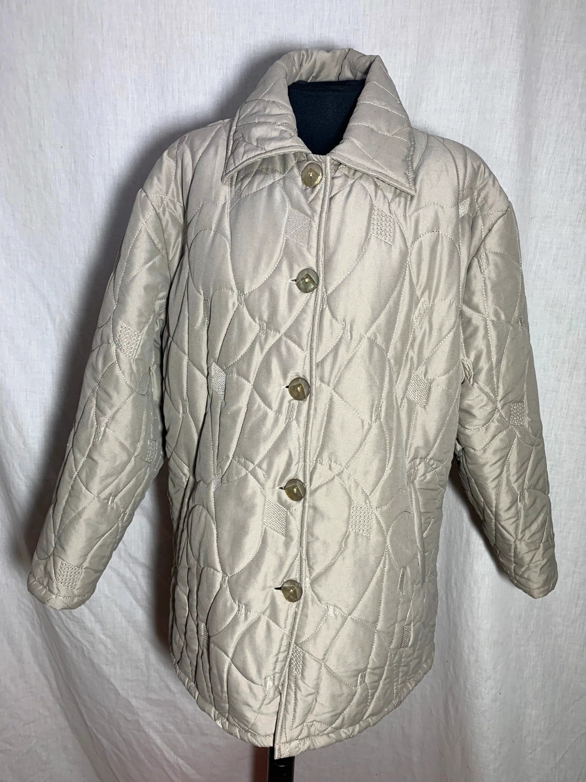 Chaquetón Acolchado | Quilted Jacket | Creator Collection – Vintage Dressing – taille L / 40 / 12 3