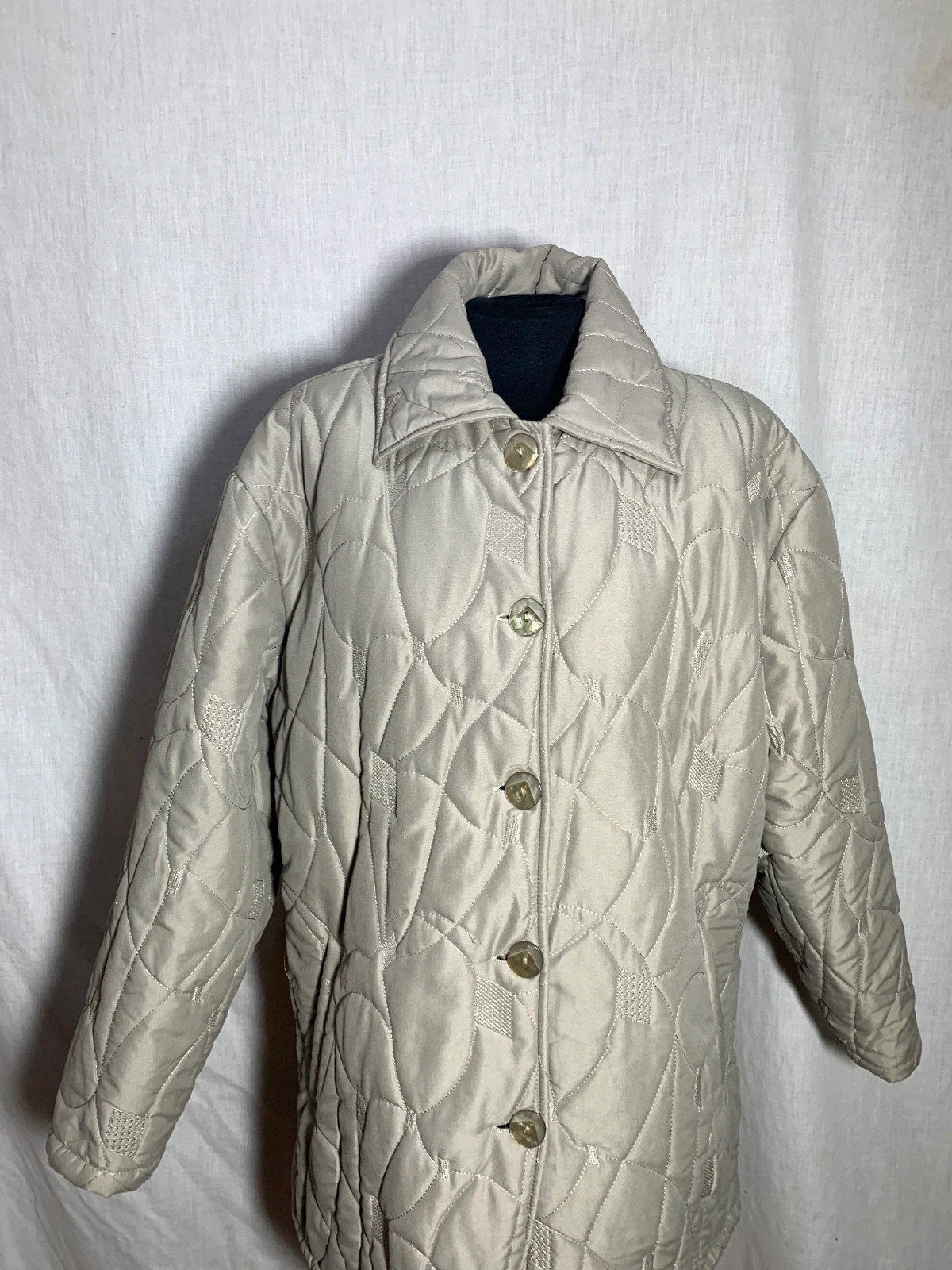 Chaquetón Acolchado | Quilted Jacket | Creator Collection – Vintage Dressing – taille L / 40 / 12 4