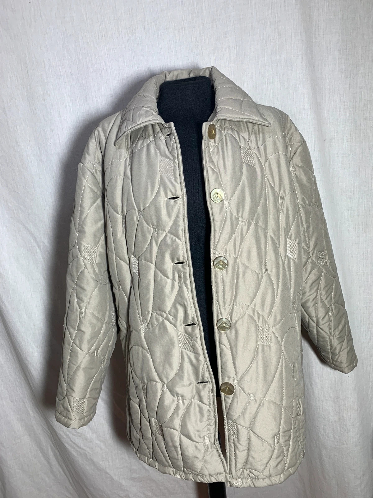 Chaquetón Acolchado | Quilted Jacket | Creator Collection – Vintage Dressing – taille L / 40 / 12 5