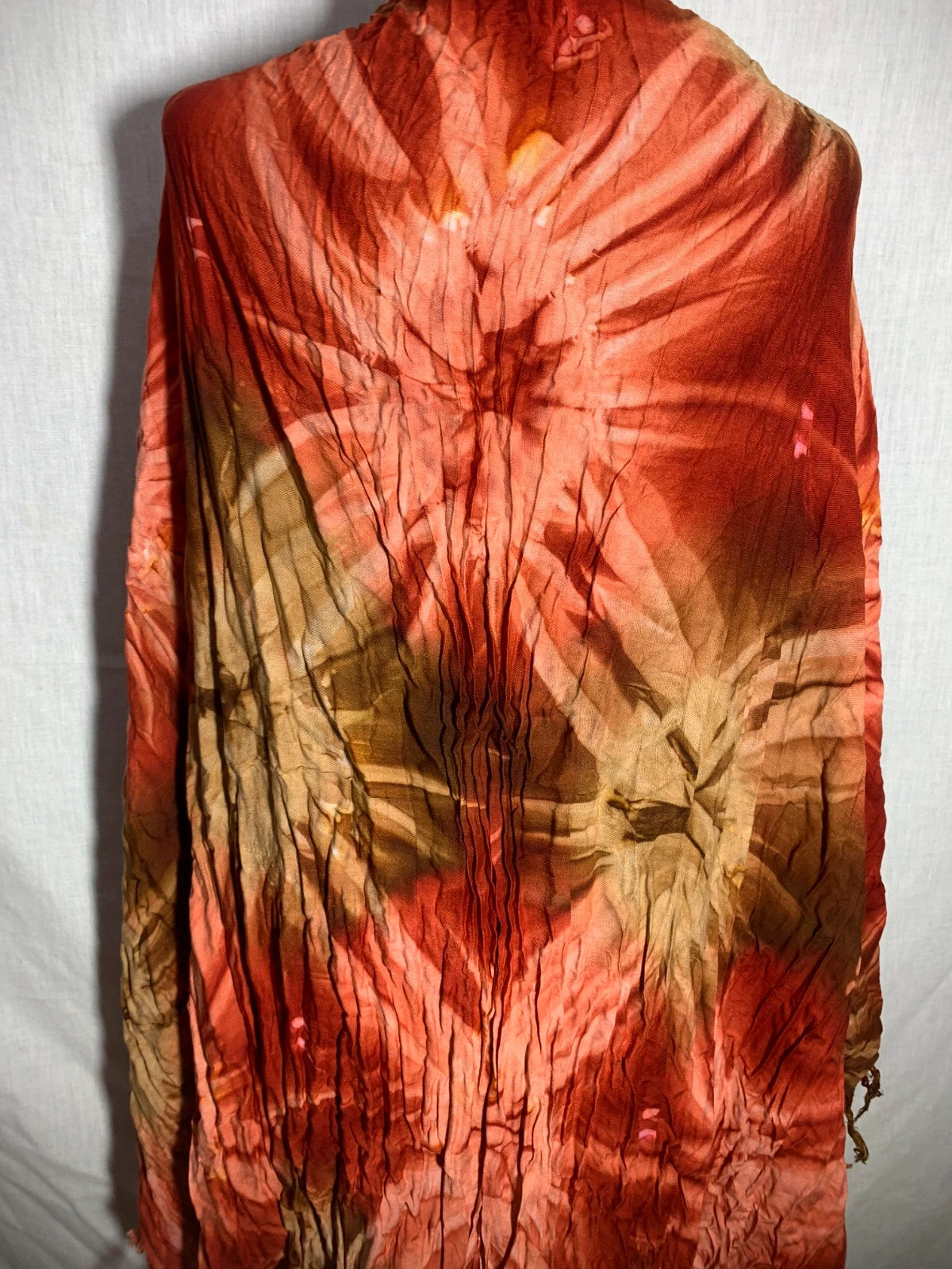 Pañuelo Fular Pareo Tie-Dye | Tie-Dye Scarf Shawl Sarong – Accessories 4