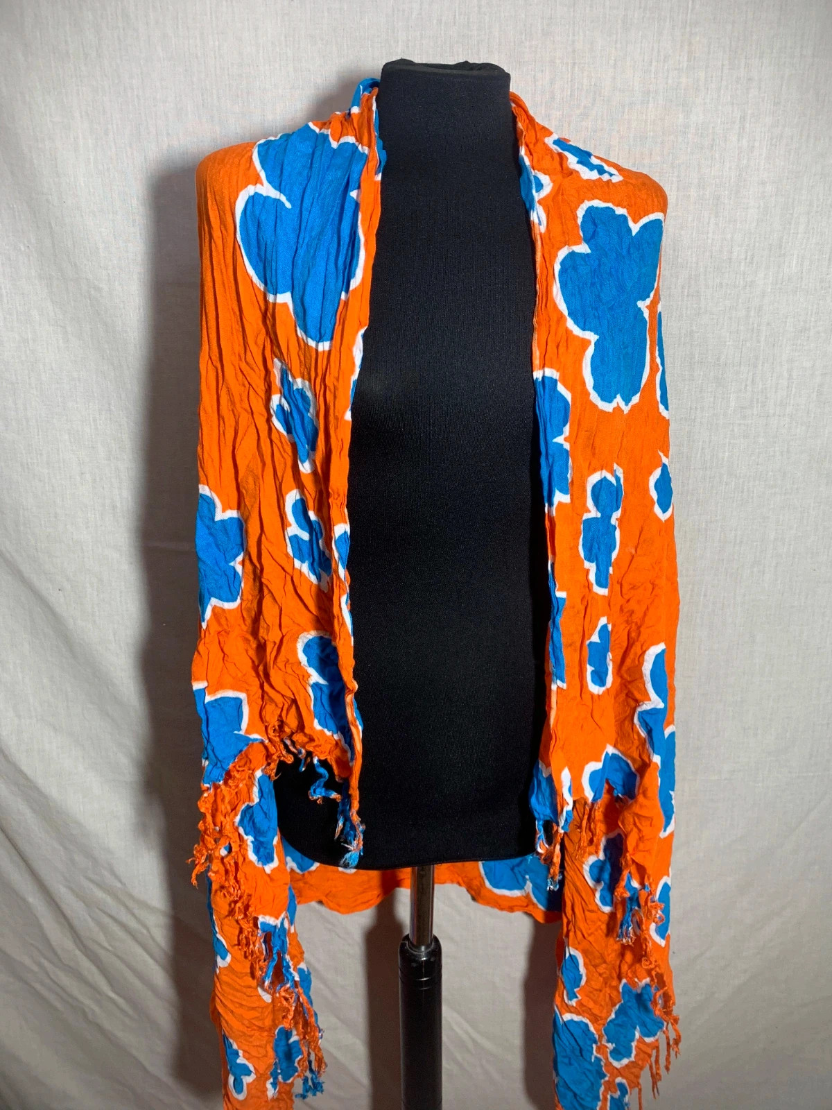 Pañuelo Fular Pareo de Flores | Floral Scarf Shawl Sarong 3