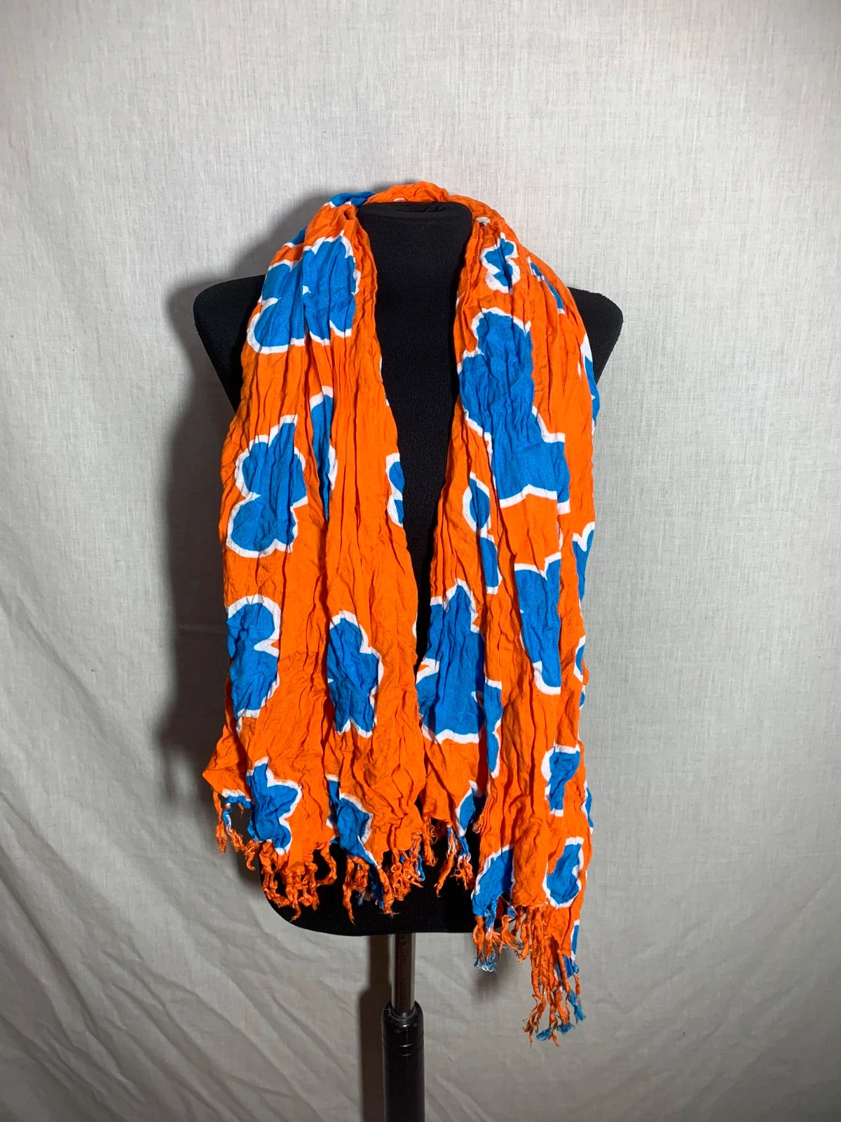 Pañuelo Fular Pareo de Flores | Floral Scarf Shawl Sarong 4