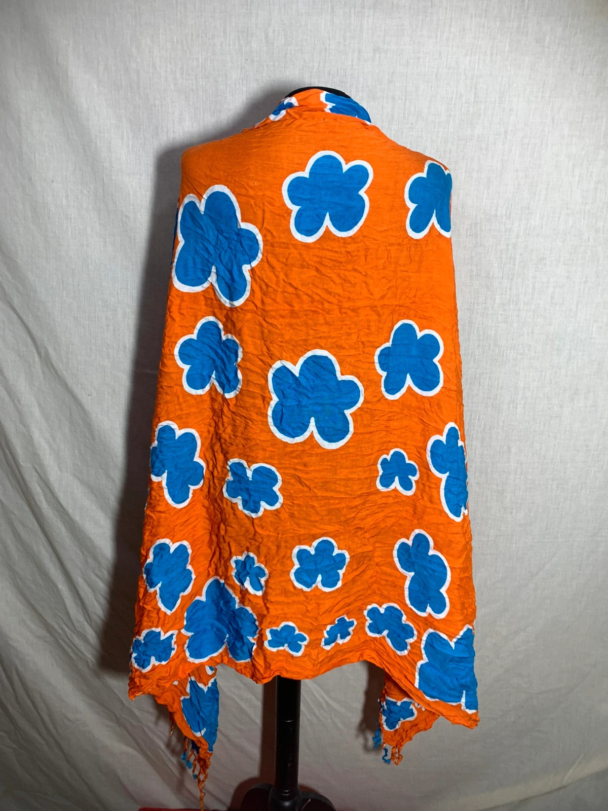 Pañuelo Fular Pareo de Flores | Floral Scarf Shawl Sarong 2
