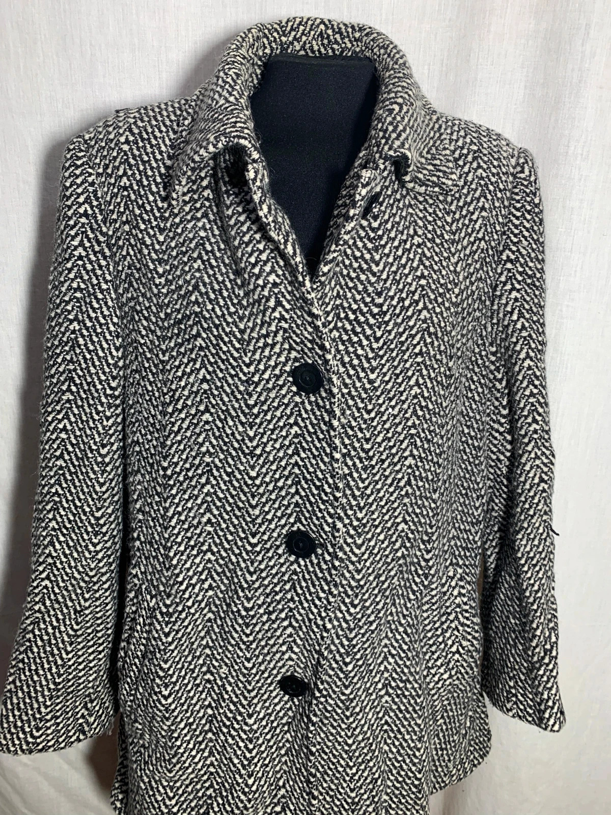 Abrigo de Espiga | Herringbone Coat – Vintage Dressing – taille XXL / 44 / 16 3
